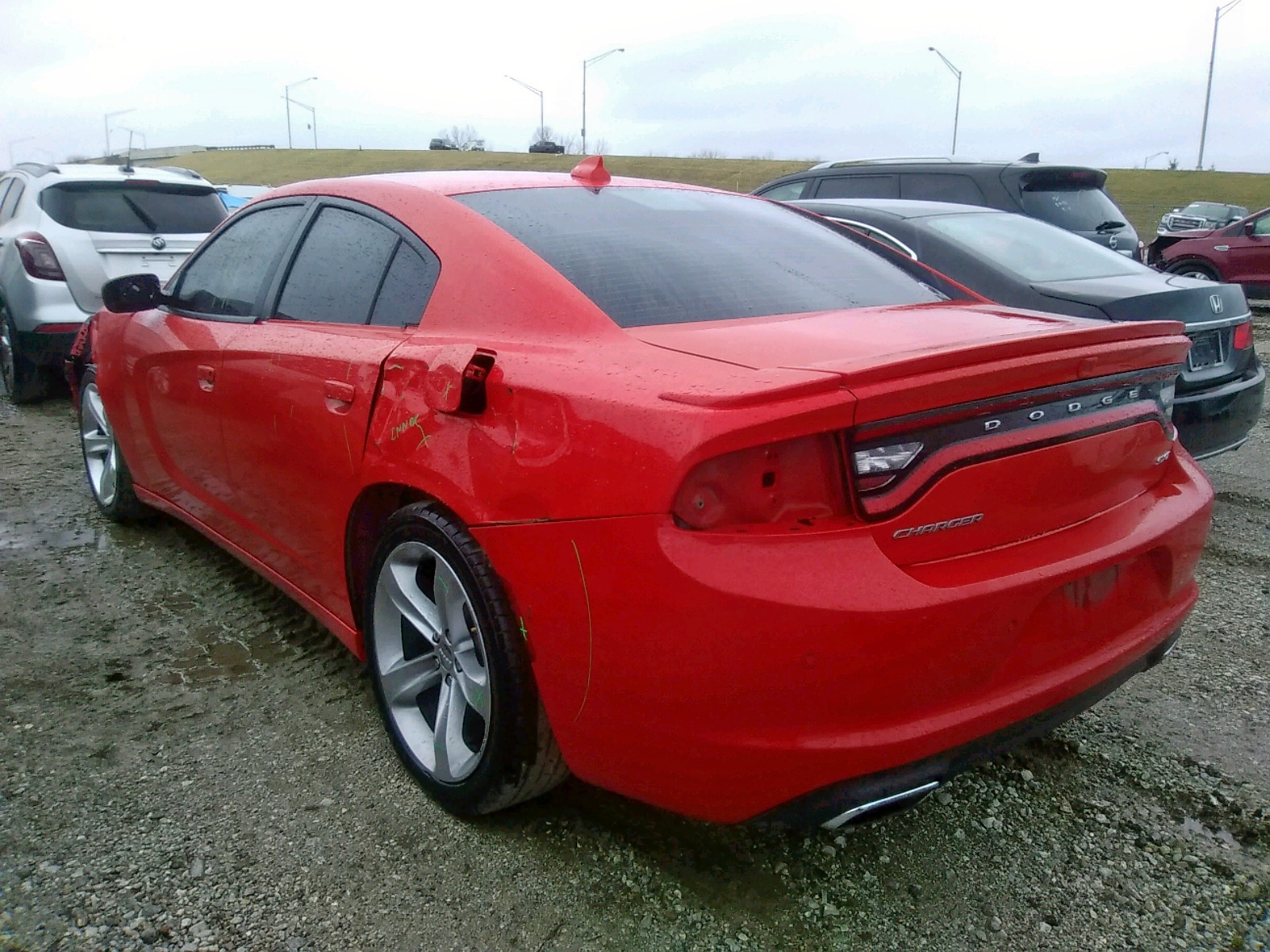 Photo 3 from auction – 2015 DODGE CHARGER SX with VIN 2C3CDXHGXFH726842