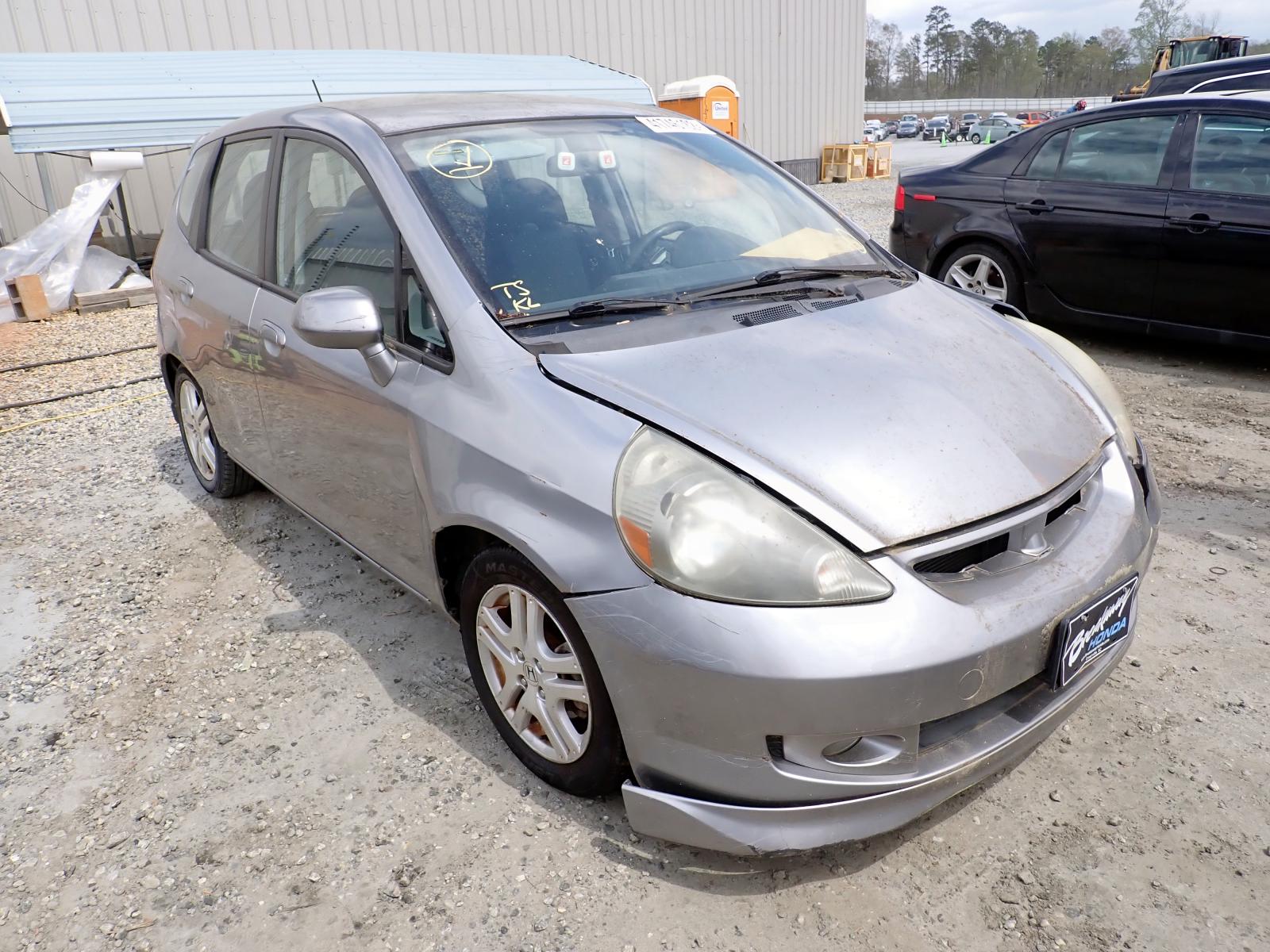 HONDA FIT 2007 with VIN JHMGD38677S063204 - Photo from auction