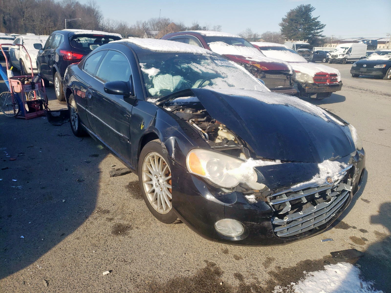 CHRYSLER SEBRING LI 2004 with VIN 4C3AG52H04E129240 - Photo from auction