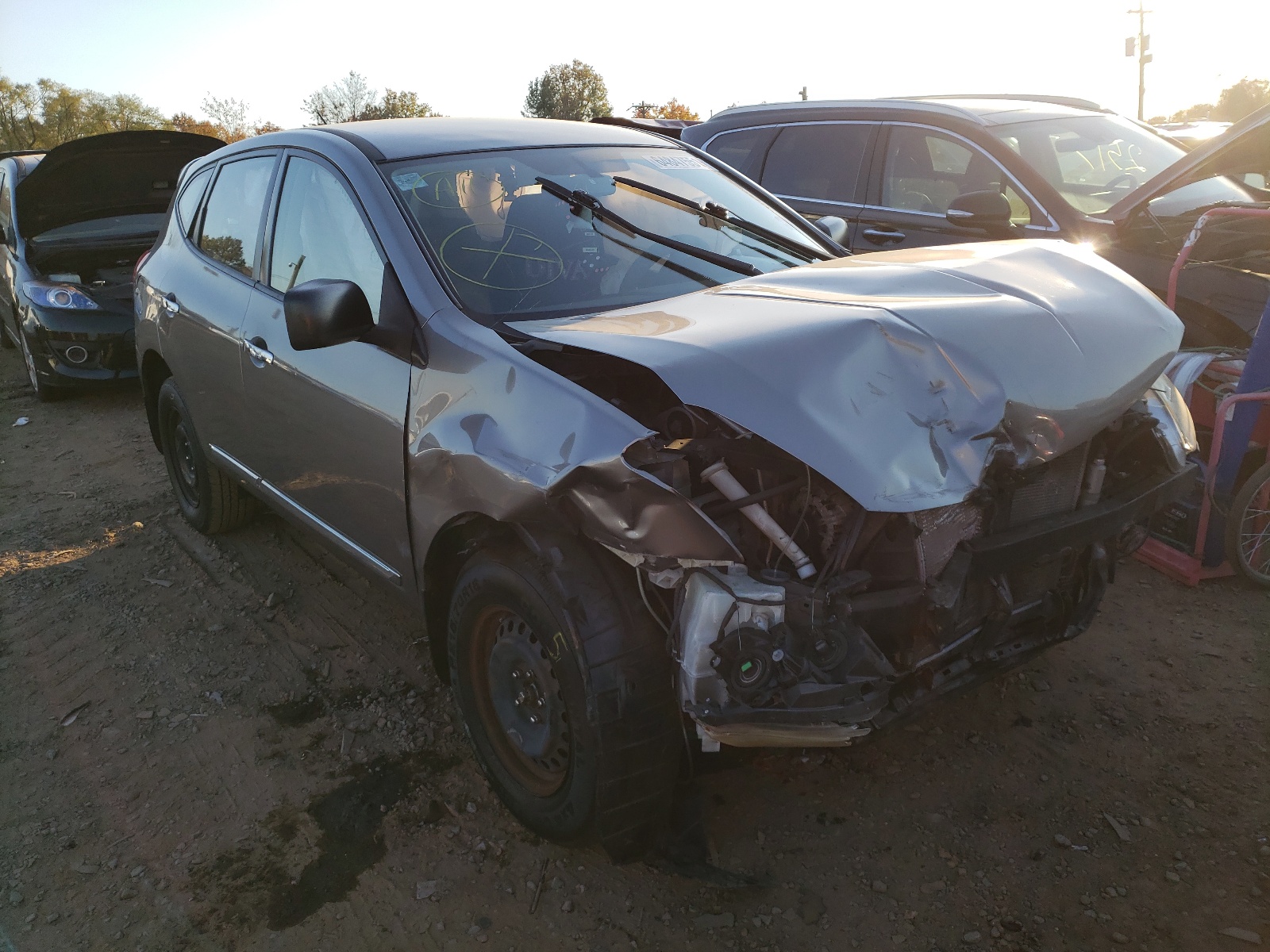 NISSAN ROGUE S 2011 with VIN JN8AS5MV8BW683247 - Photo from auction