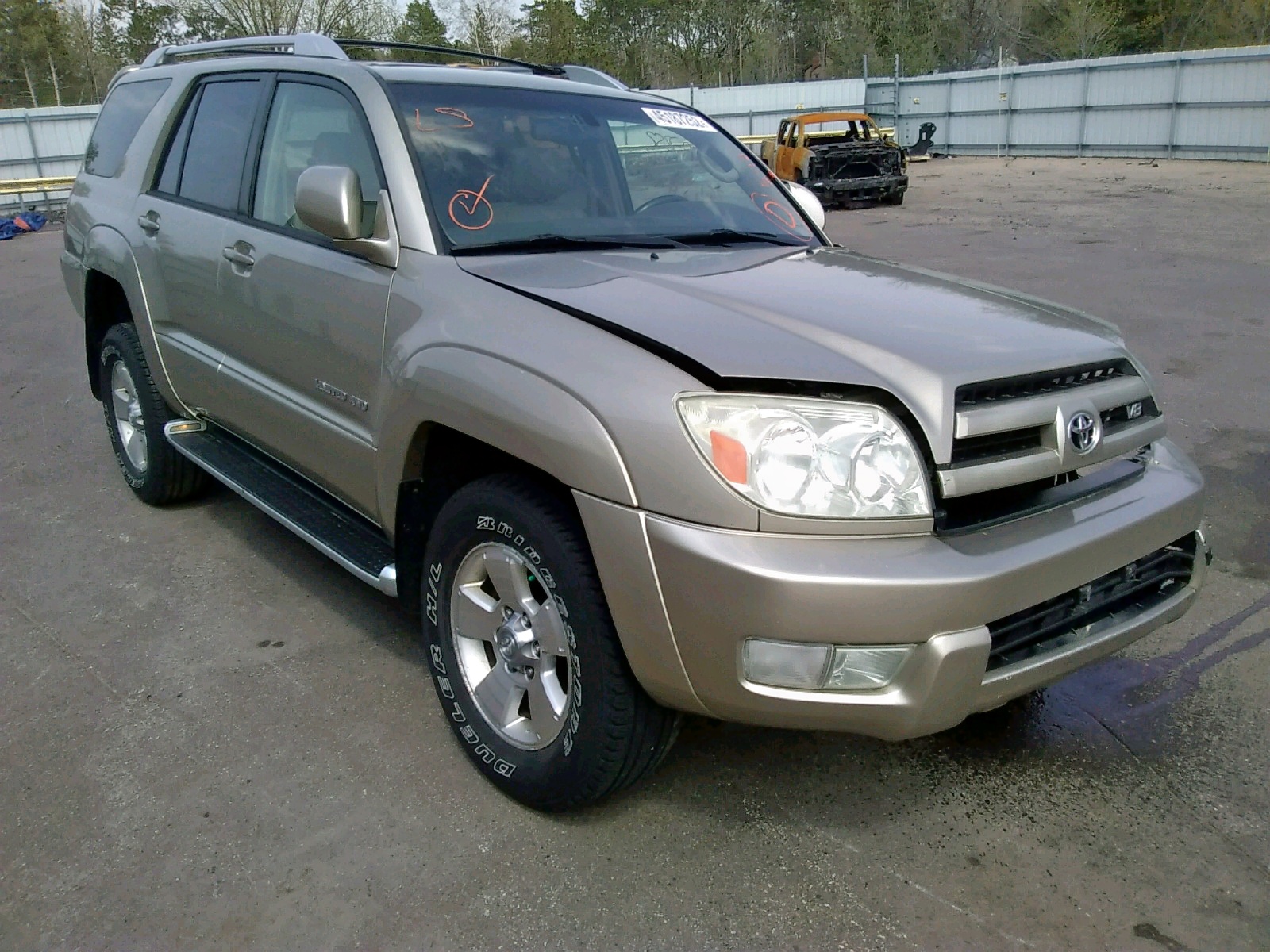 Photo 1 from auction – 2003 TOYOTA 4RUNNER LI with VIN JTEBT17R638003836