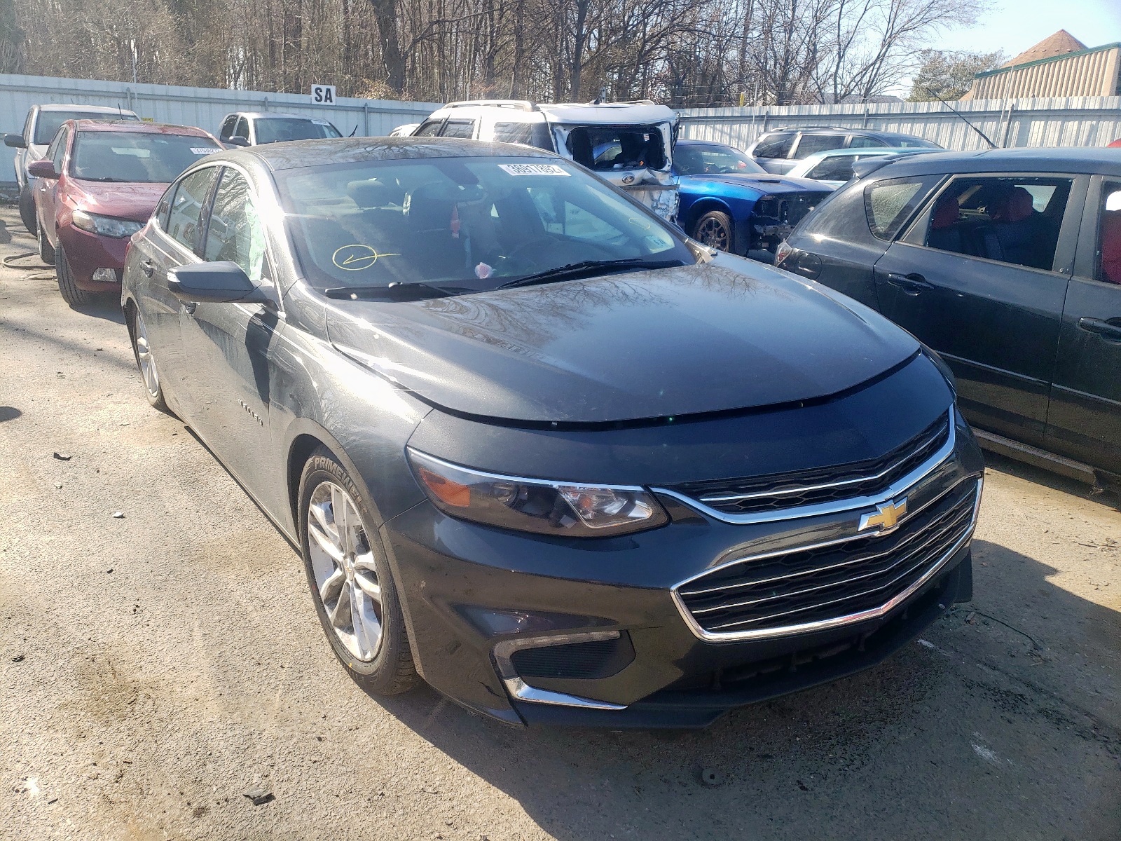 CHEVROLET MALIBU LT 2018 with VIN 1G1ZD5ST9JF143424 - Photo from auction