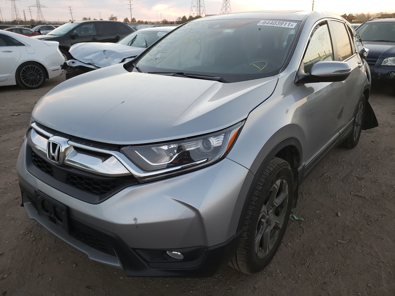 Photo 2 from auction – 2018 HONDA CR-V EXL with VIN 5J6RW2H89JL033178