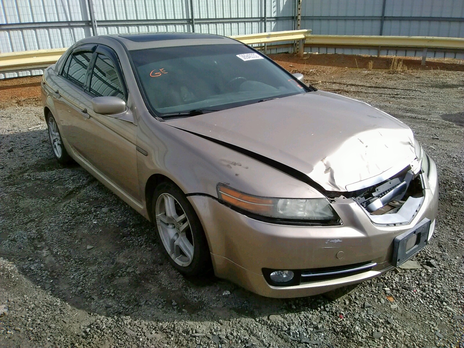 ACURA TL 2007 with VIN 19UUA66267A022861 - Photo from auction