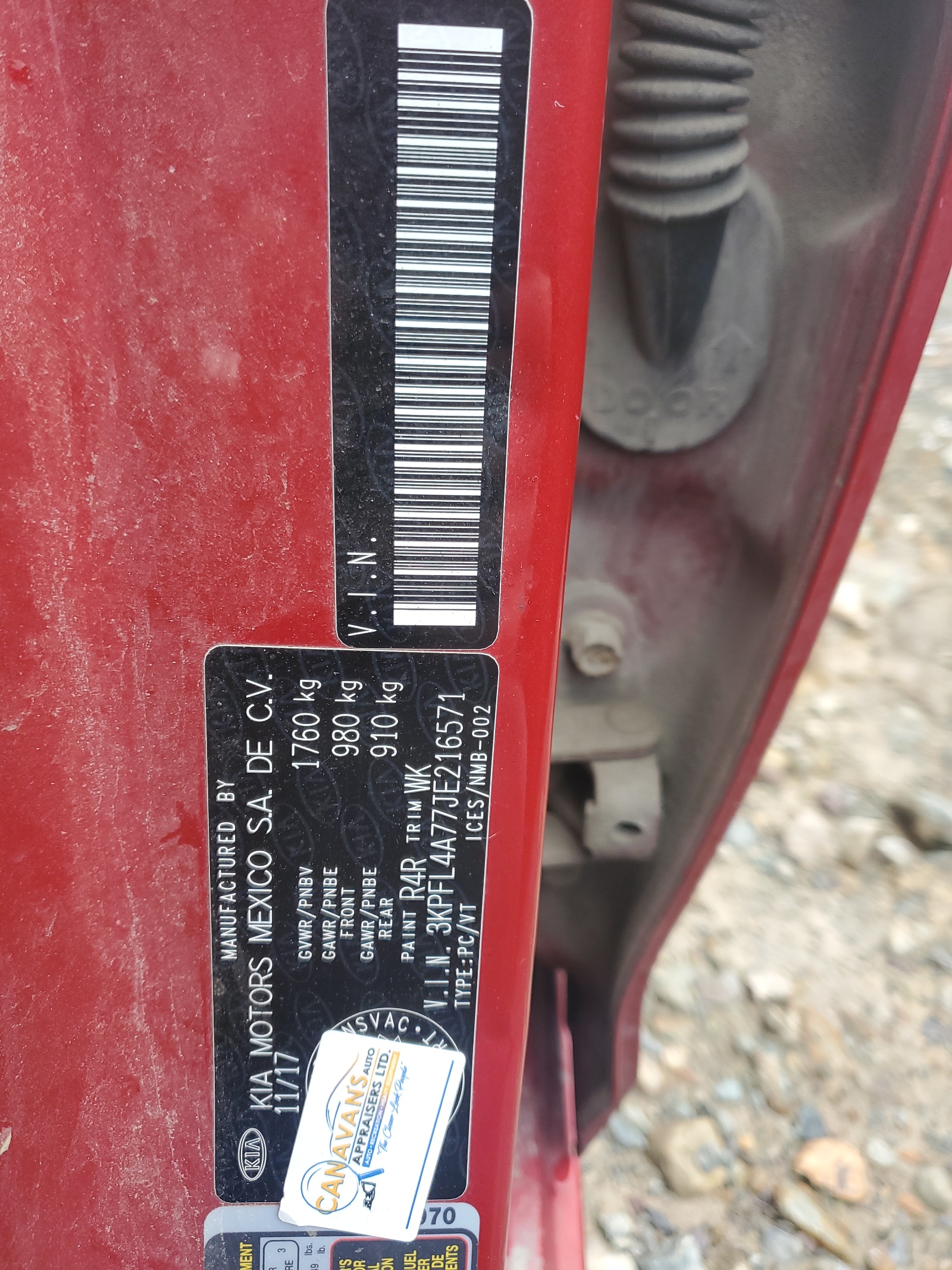 Photo 10 from auction – 2018 KIA FORTE LX with VIN 3KPFL4A77JE216571