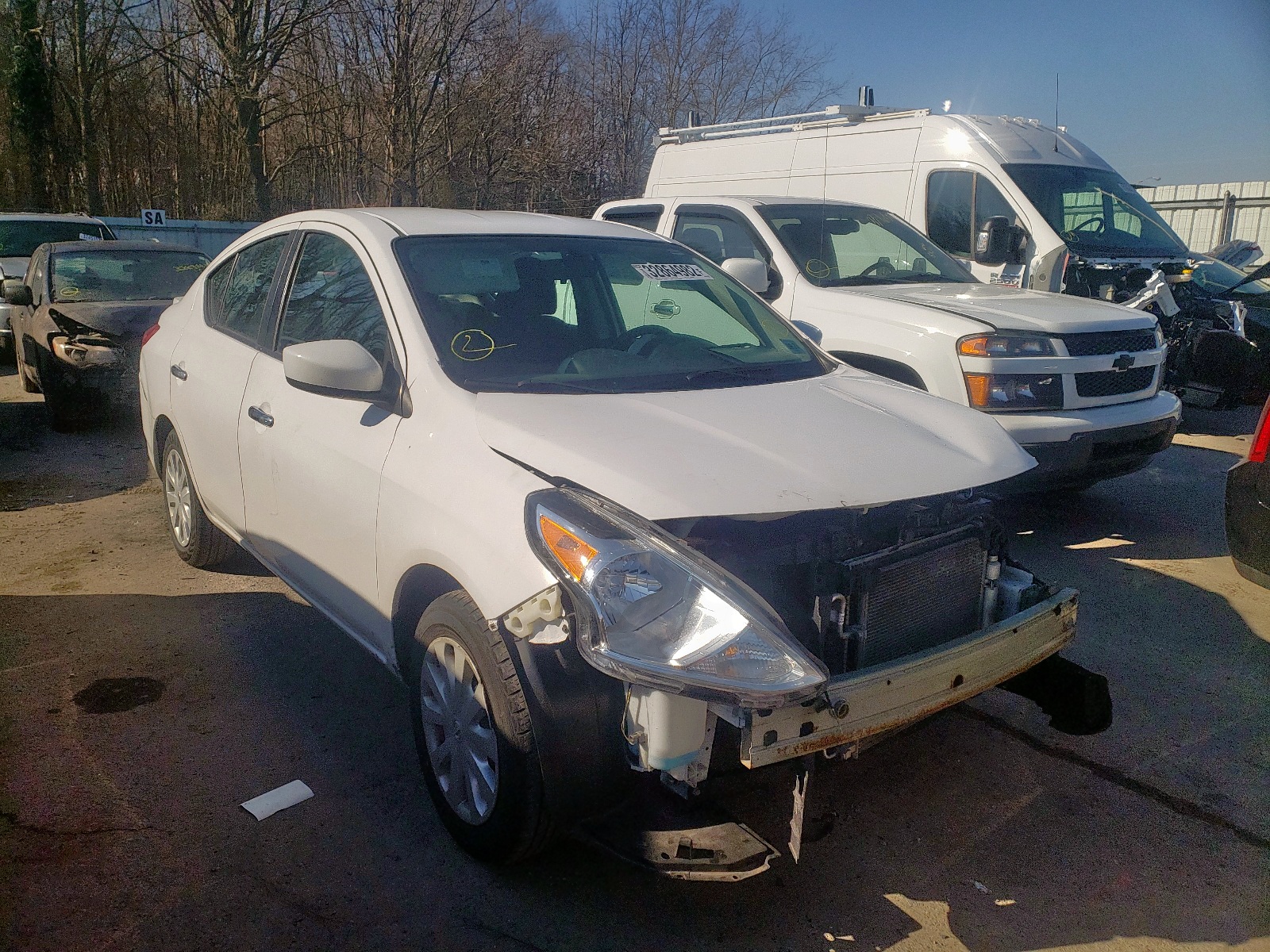NISSAN VERSA S 2018 with VIN 3N1CN7AP4JL885135 - Photo from auction