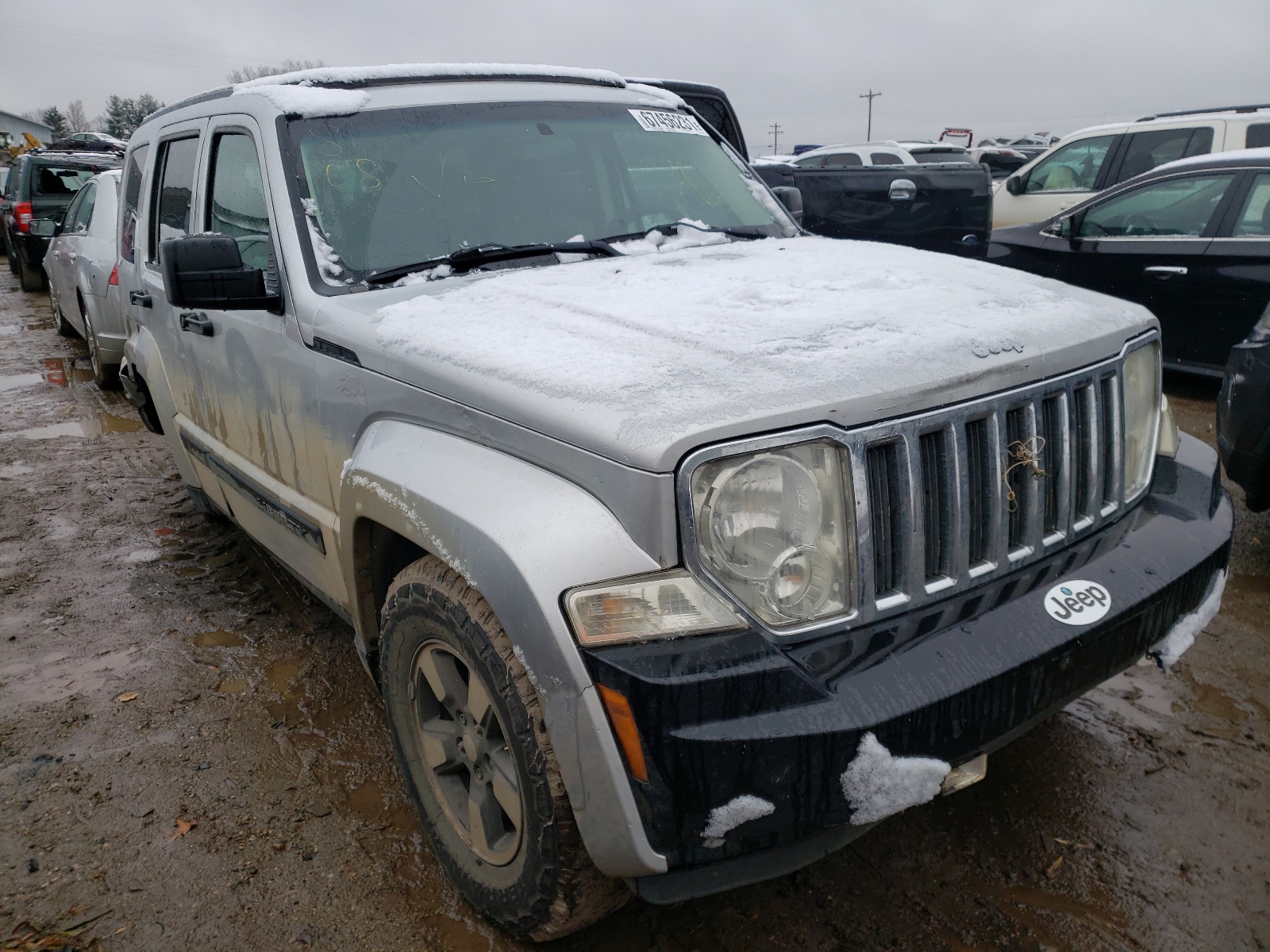 Photo 1 from auction – 2008 JEEP LIBERTY SP with VIN 1J8GN28K48W281545