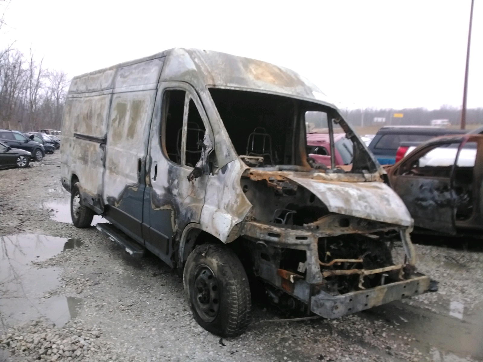 RAM PROMASTER 2019 with VIN 3C6URVJGXKE551635 - Photo from auction