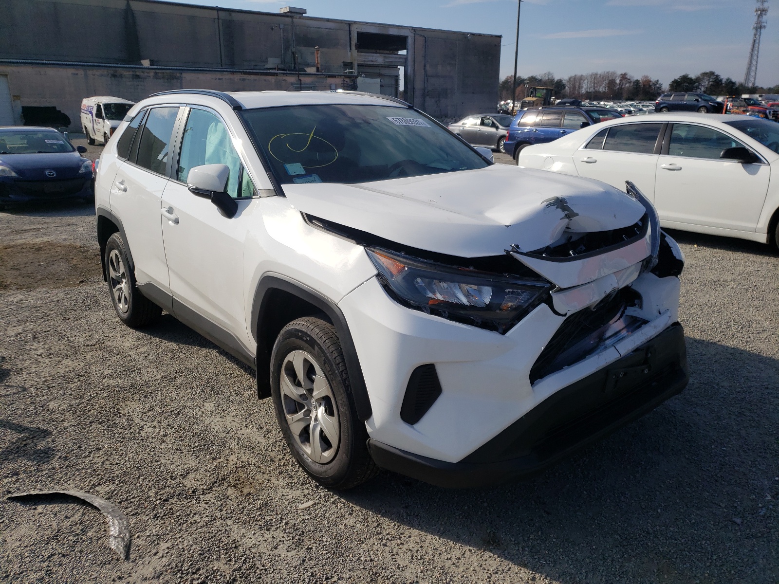 TOYOTA RAV4 LE 2021 with VIN 2T3K1RFV1MW158670 - Photo from auction