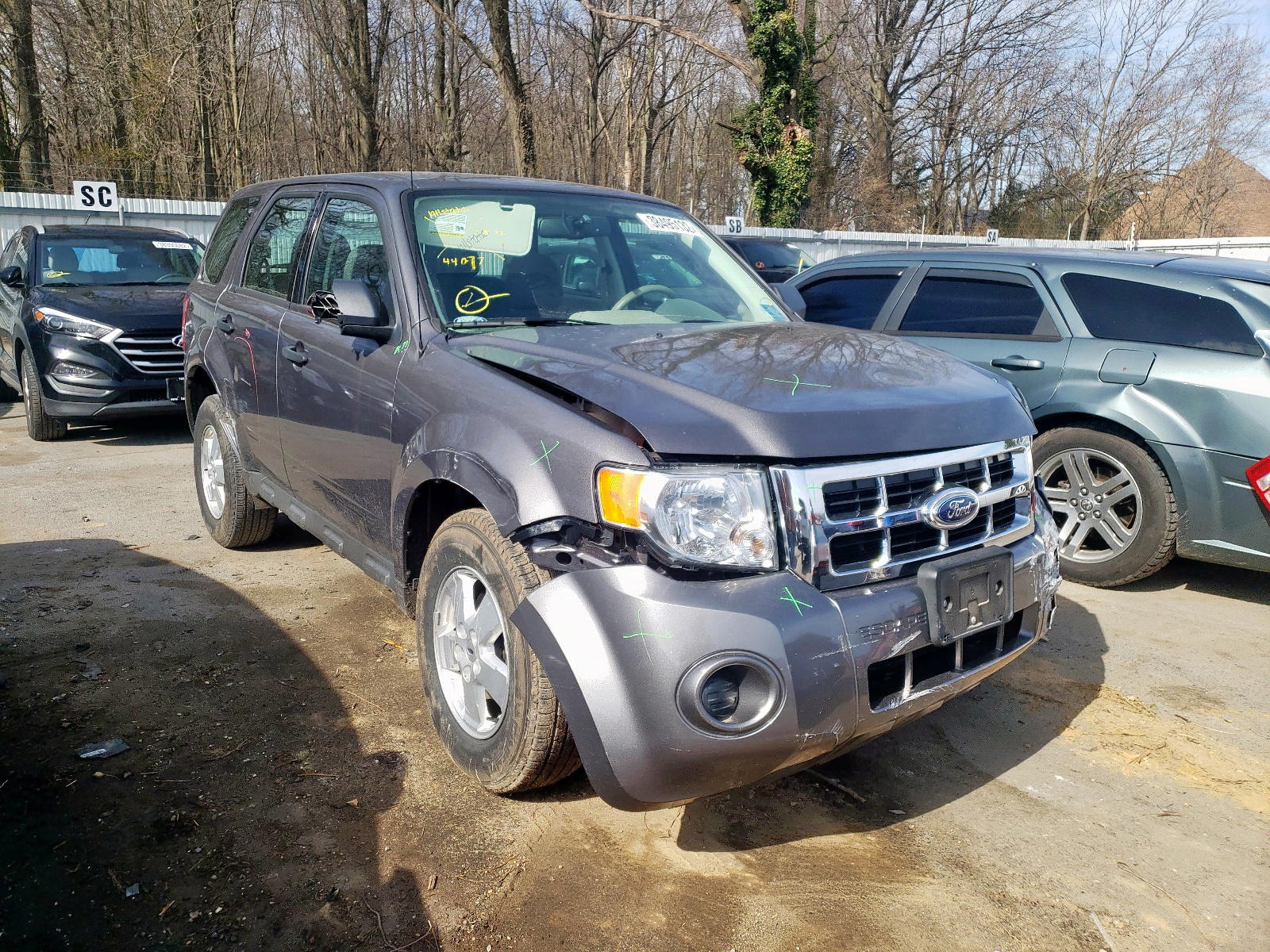 FORD ESCAPE XLS 2012 with VIN 1FMCU0C77CKB15774 - Photo from auction