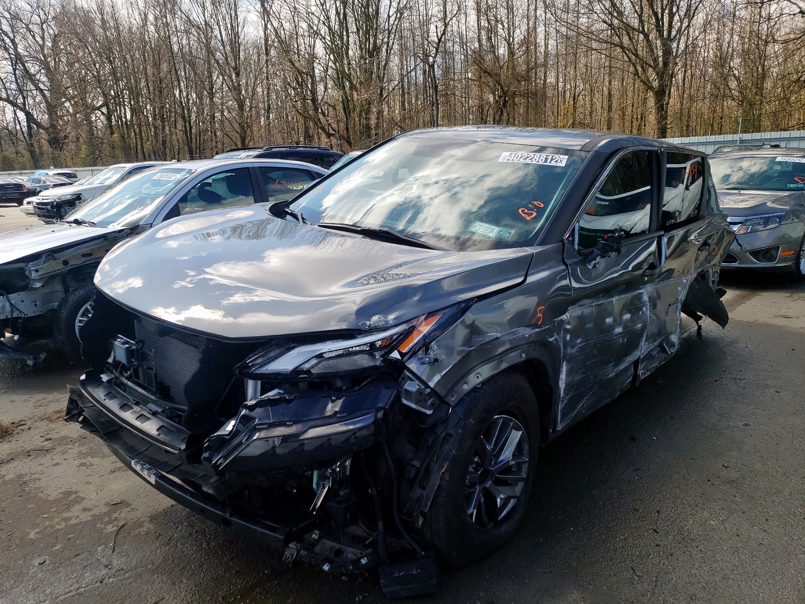 Photo 2 from auction – 2021 NISSAN ROGUE S with VIN 5N1AT3AB7MC767082