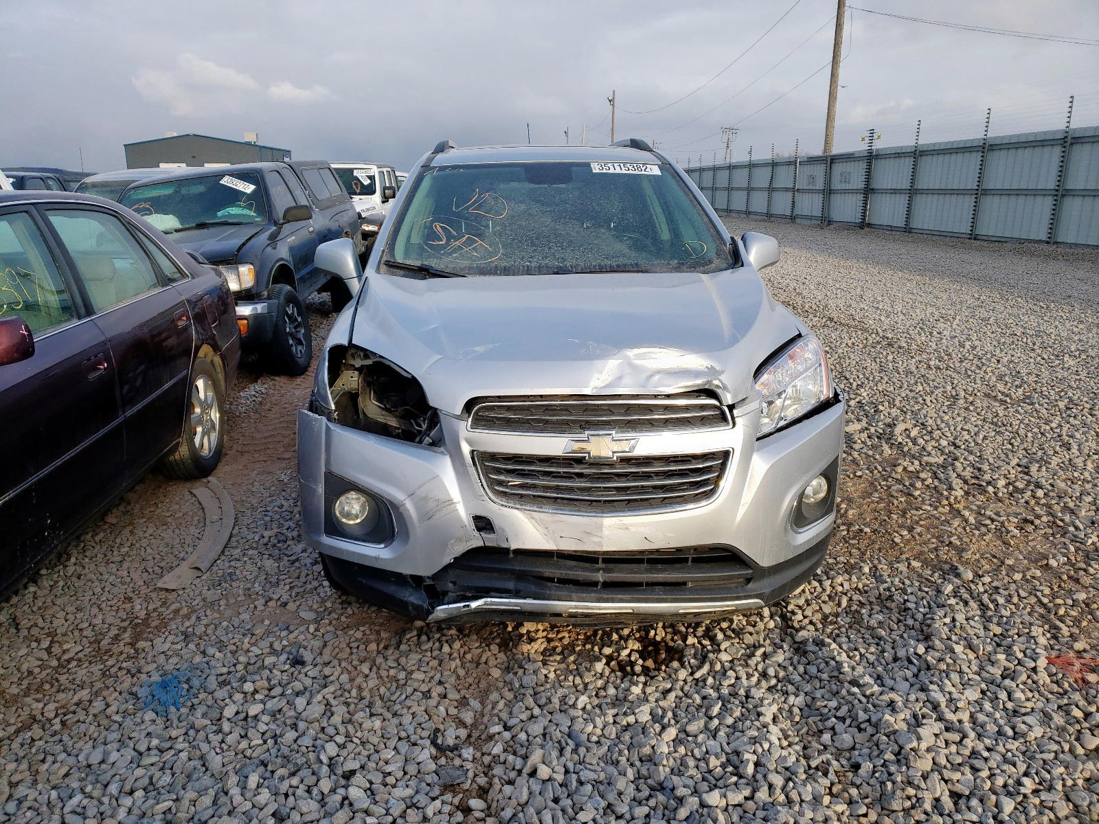 Photo 10 from auction – 2015 CHEVROLET TRAX LTZ with VIN 3GNCJTSB3FL238065