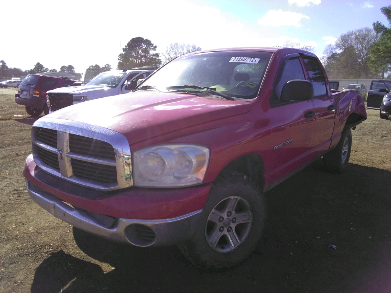Photo 2 from auction – 2007 DODGE RAM 1500 S with VIN 1D7HU18P17S110526