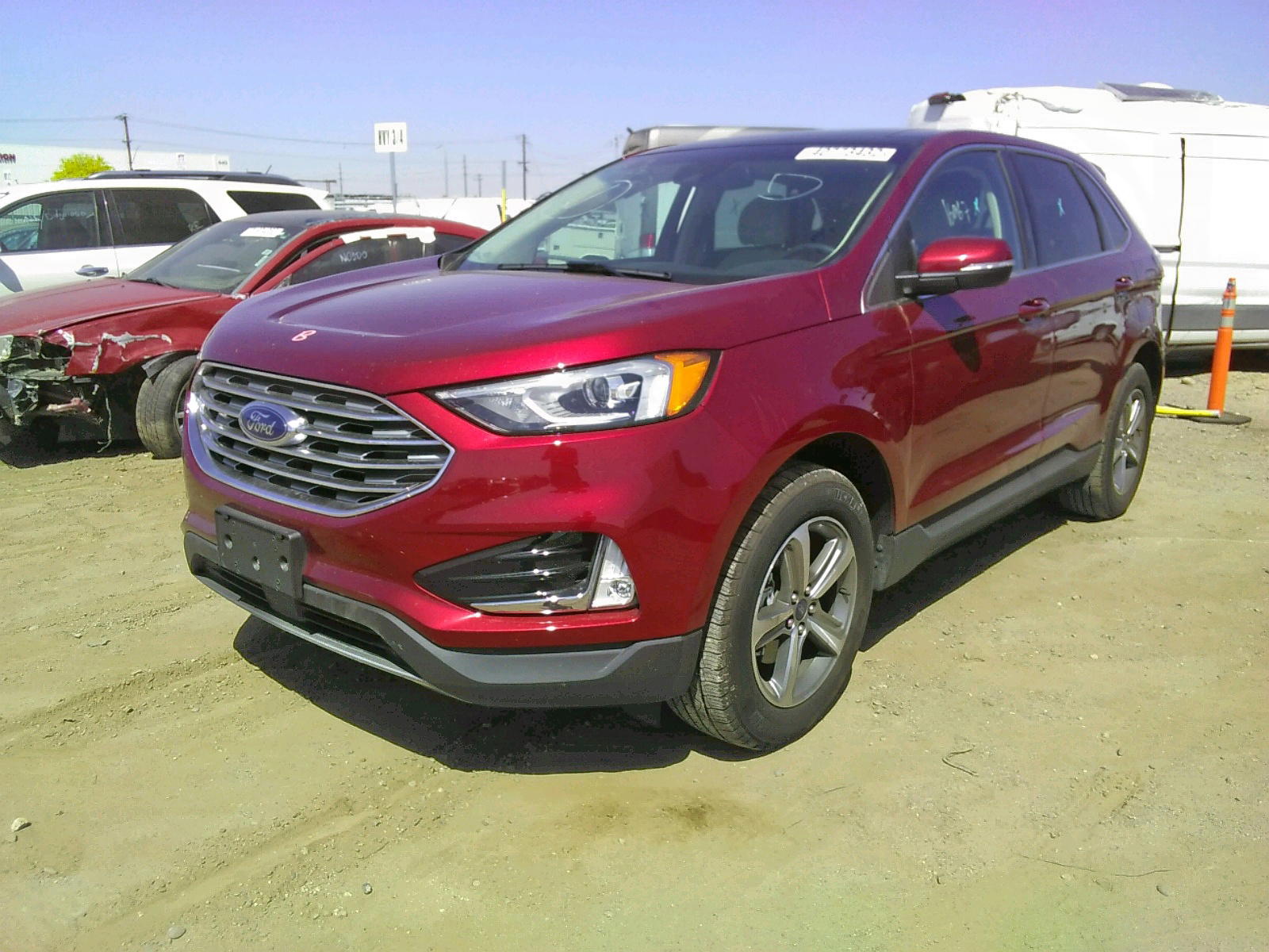 Photo 2 from auction – 2019 FORD EDGE SEL with VIN 2FMPK3J90KBB95991