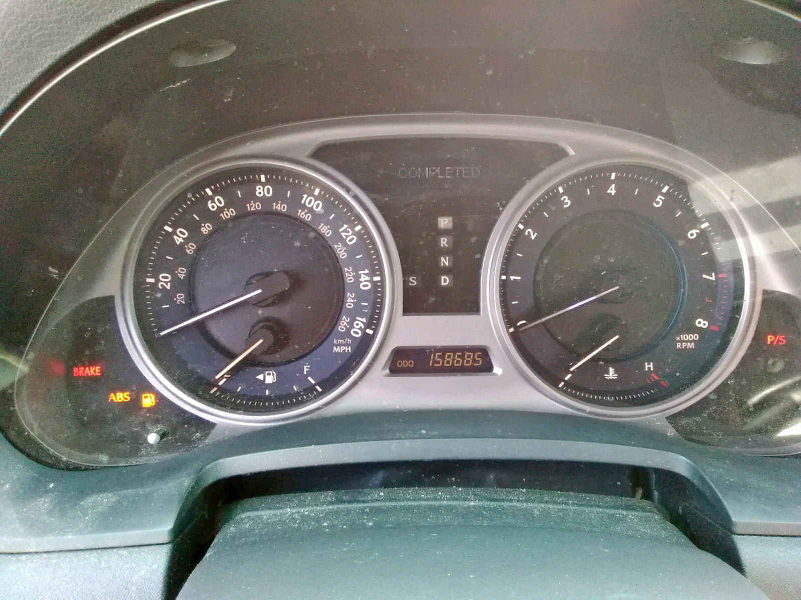 Photo 8 from auction – 2007 LEXUS IS 250 with VIN JTHBK262575034521