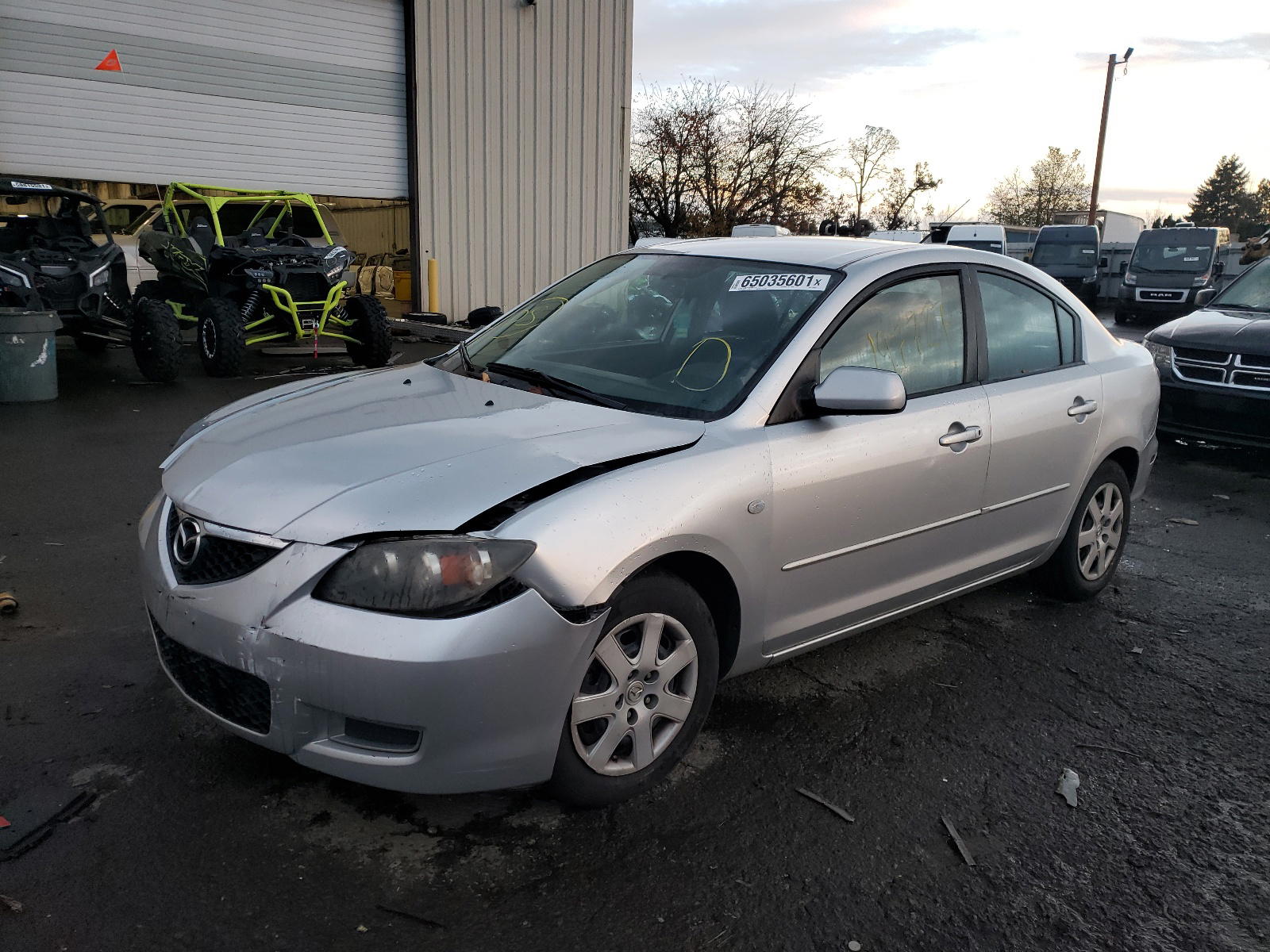 Photo 2 from auction – 2008 MAZDA 3 I with VIN JM1BK12F781101763