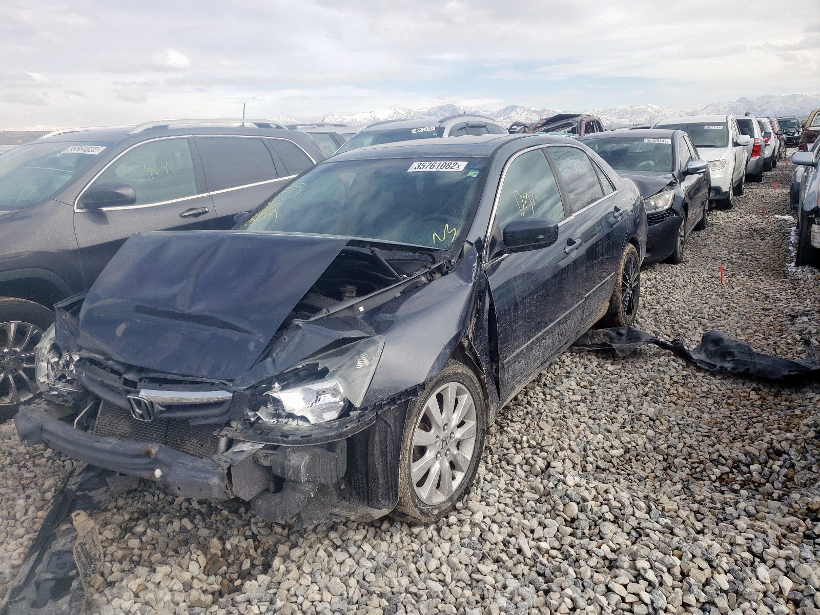 Photo 2 from auction – 2007 HONDA ACCORD EX with VIN 1HGCM66547A083980