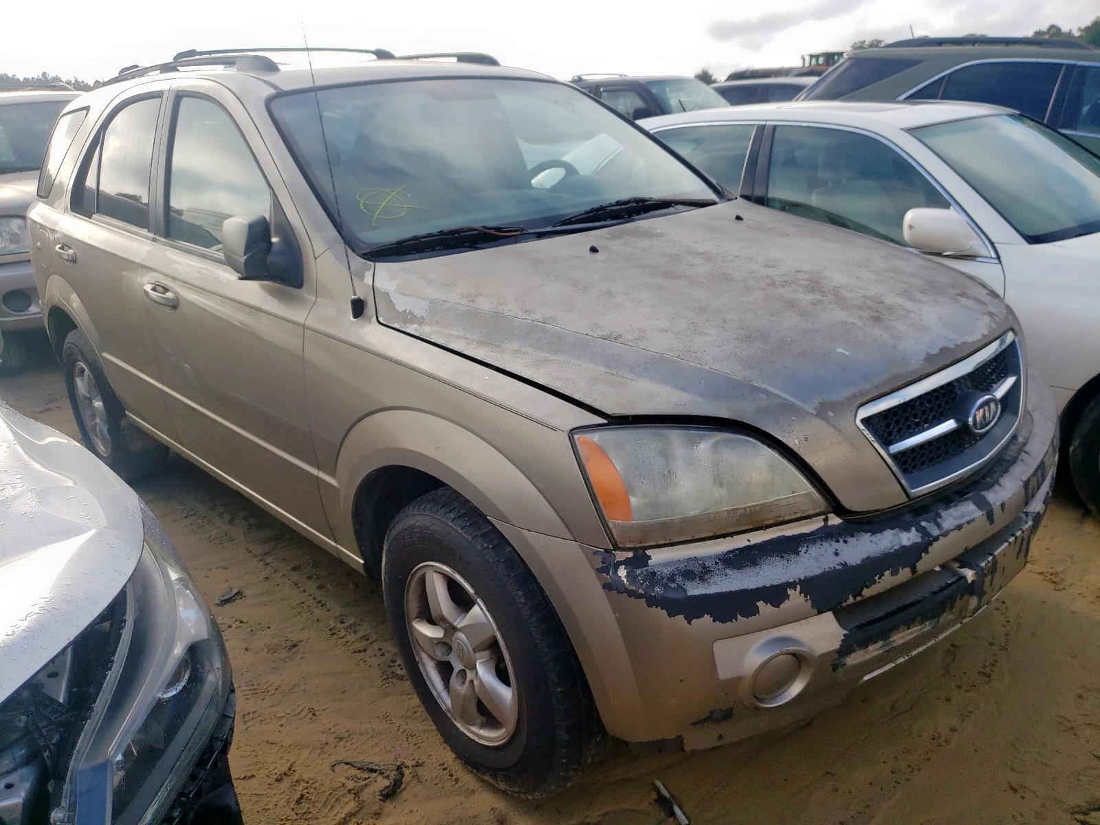 KIA SORENTO EX 2006 with VIN KNDJC733865634243 - Photo from auction