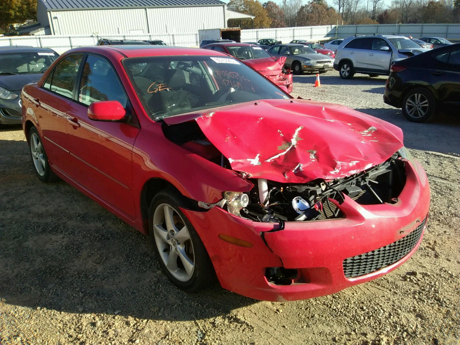 MAZDA 6 I 2008 with VIN 1YVHP80C785M38546 - Photo from auction