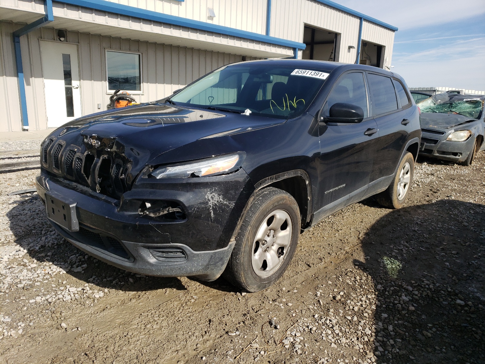 Photo 2 from auction – 2014 JEEP CHEROKEE S with VIN 1C4PJMAB0EW273818