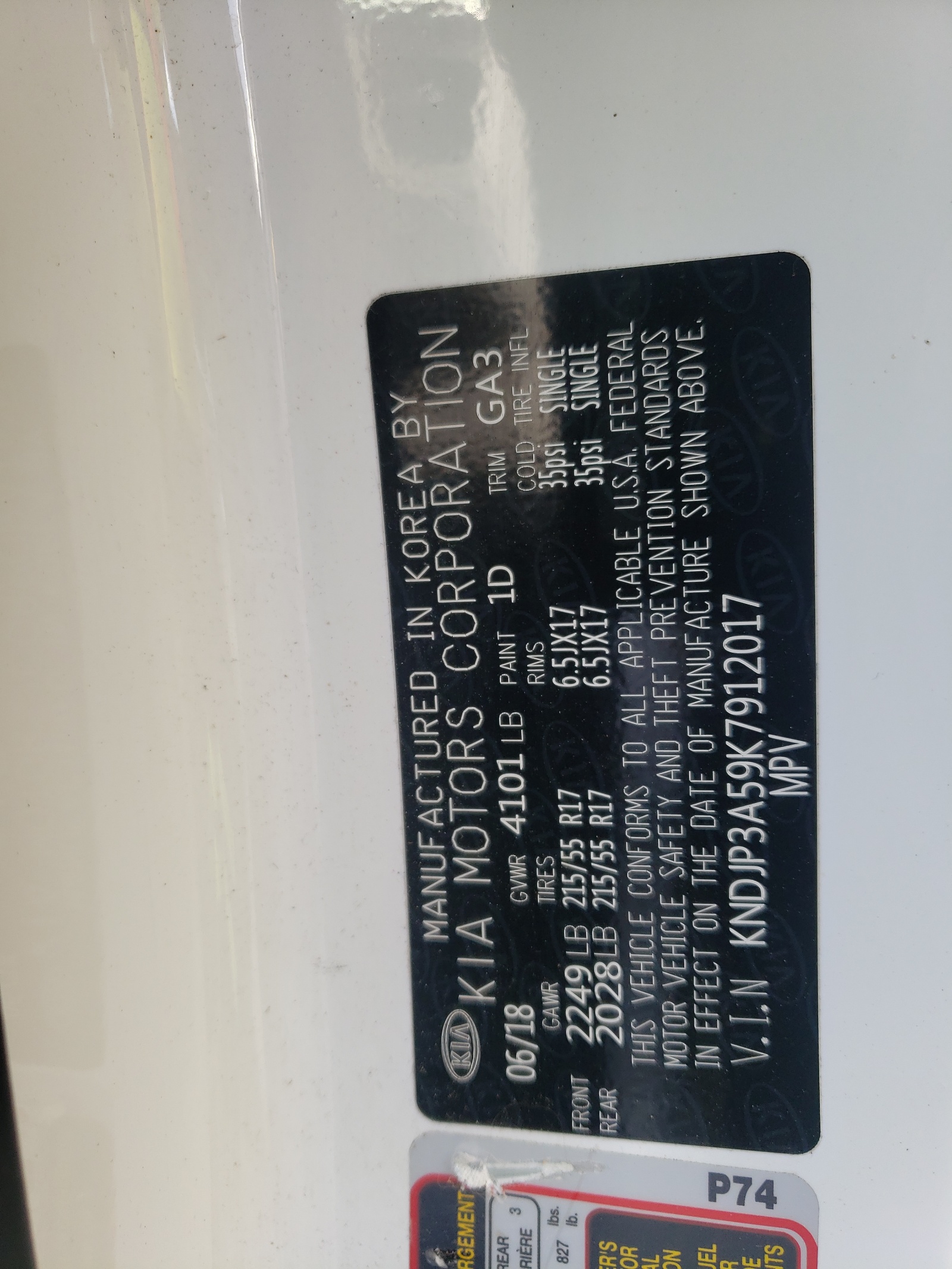 Zdjęcie 10 z aukcji – 2019 KIA SOUL + z VIN KNDJP3A59K7912017