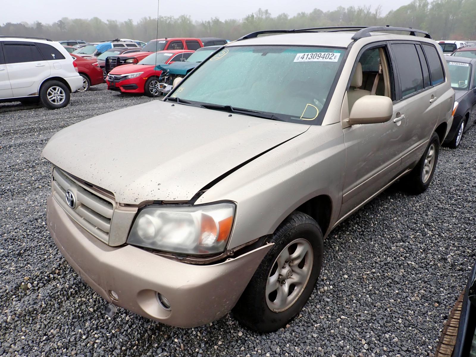 Photo 2 from auction – 2006 TOYOTA HIGHLANDER with VIN JTEGD21A960148402