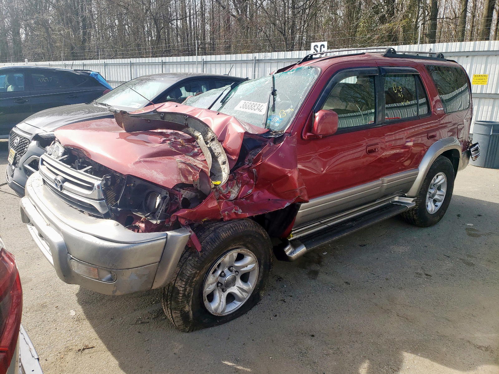 Photo 2 from auction – 2002 TOYOTA 4RUNNER LI with VIN JT3HN87RX20360892