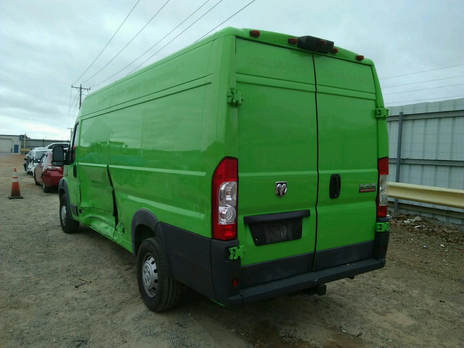 Photo 3 from auction – 2017 RAM PROMASTER with VIN 3C6URVJG9HE505349