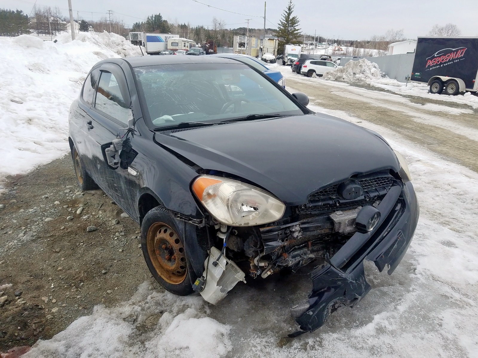 Photo 1 from auction – 2007 HYUNDAI ACCENT BAS with VIN KMHCN35C37U015139