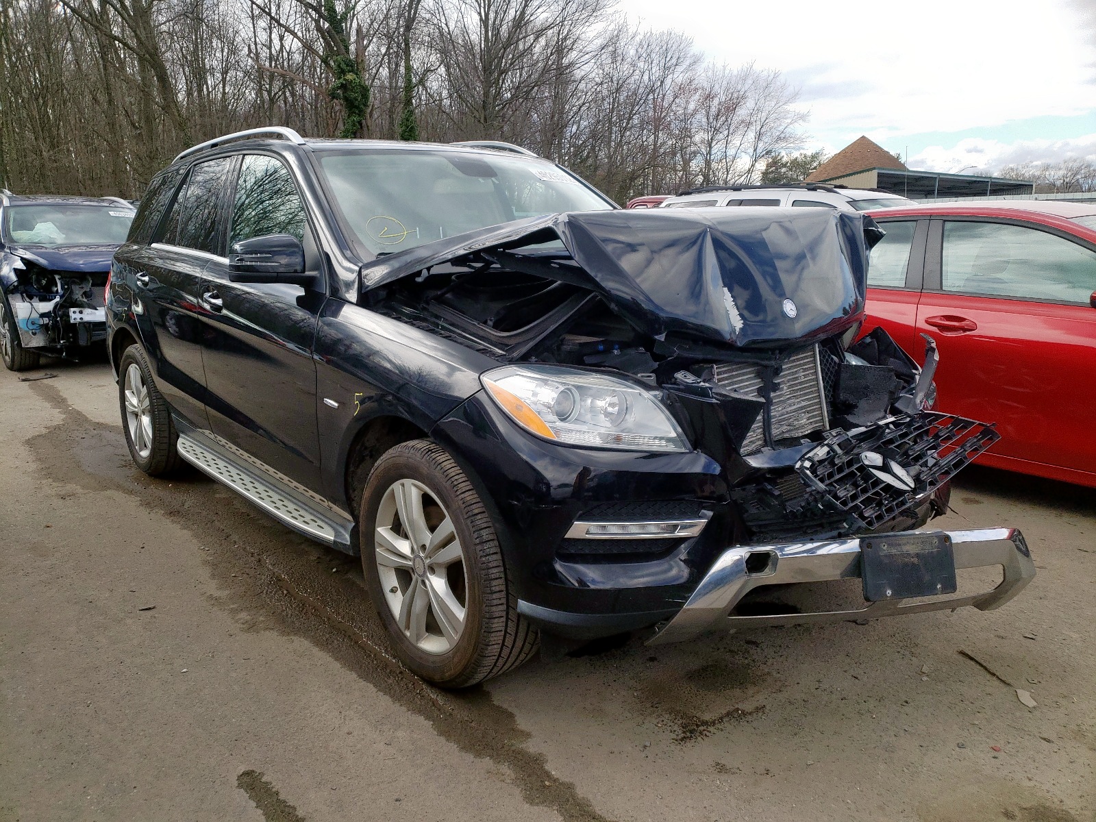 MERCEDES-BENZ ML 350 BLU 2012 with VIN 4JGDA2EB8CA067248 - Photo from auction