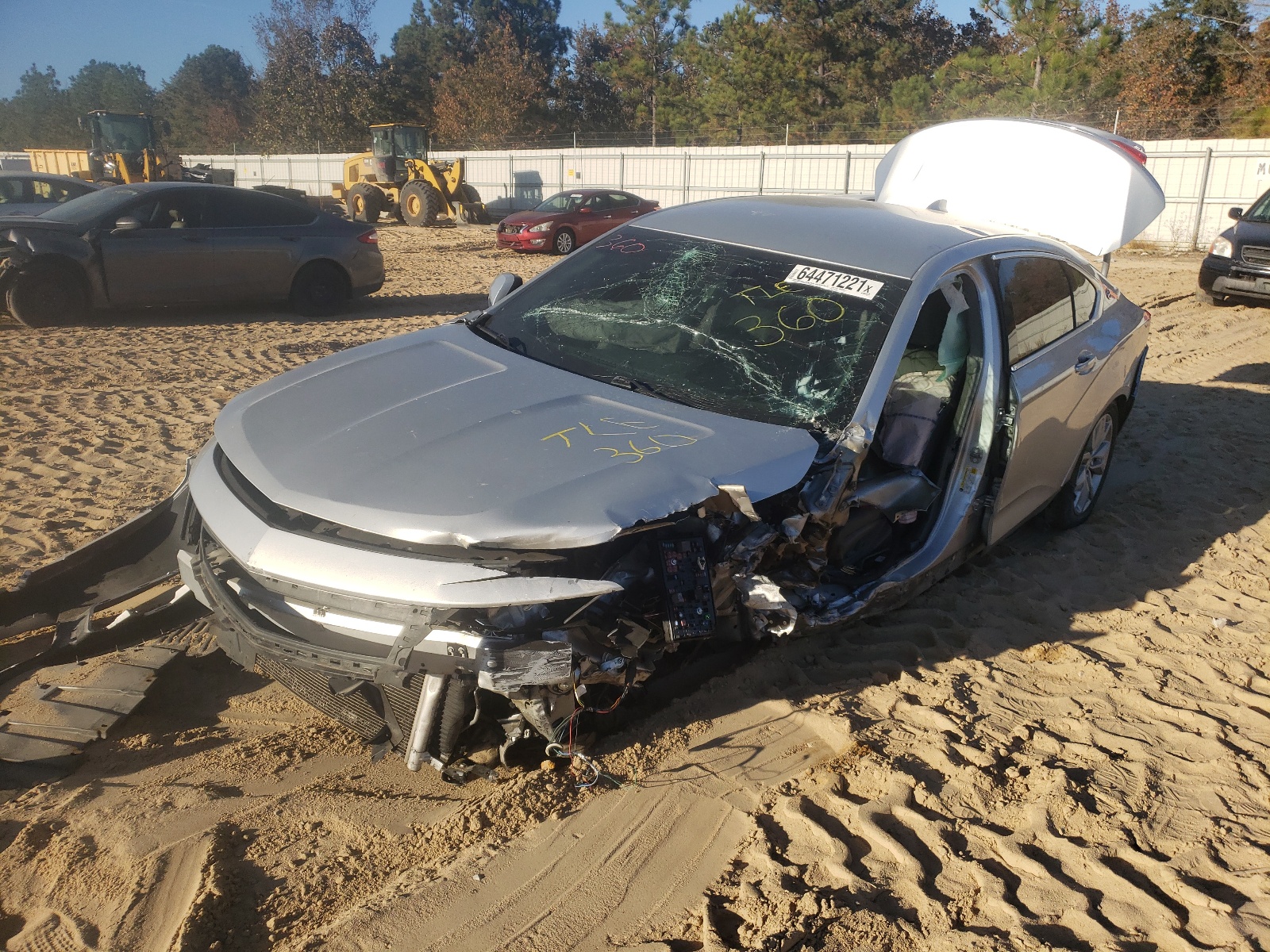 Photo 2 from auction – 2017 CHEVROLET IMPALA LT with VIN 2G1105S31H9157328