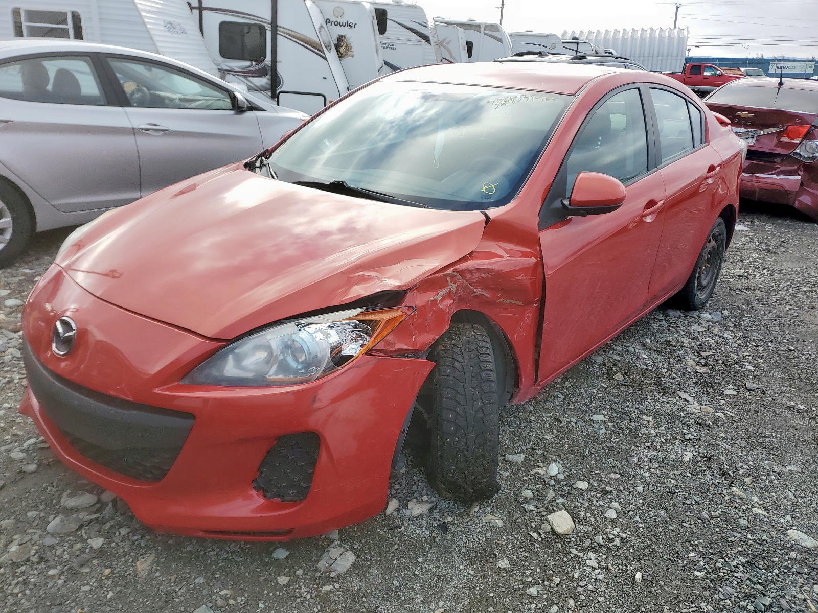 Photo 2 from auction – 2013 MAZDA 3 I with VIN JM1BL1V71D1829008