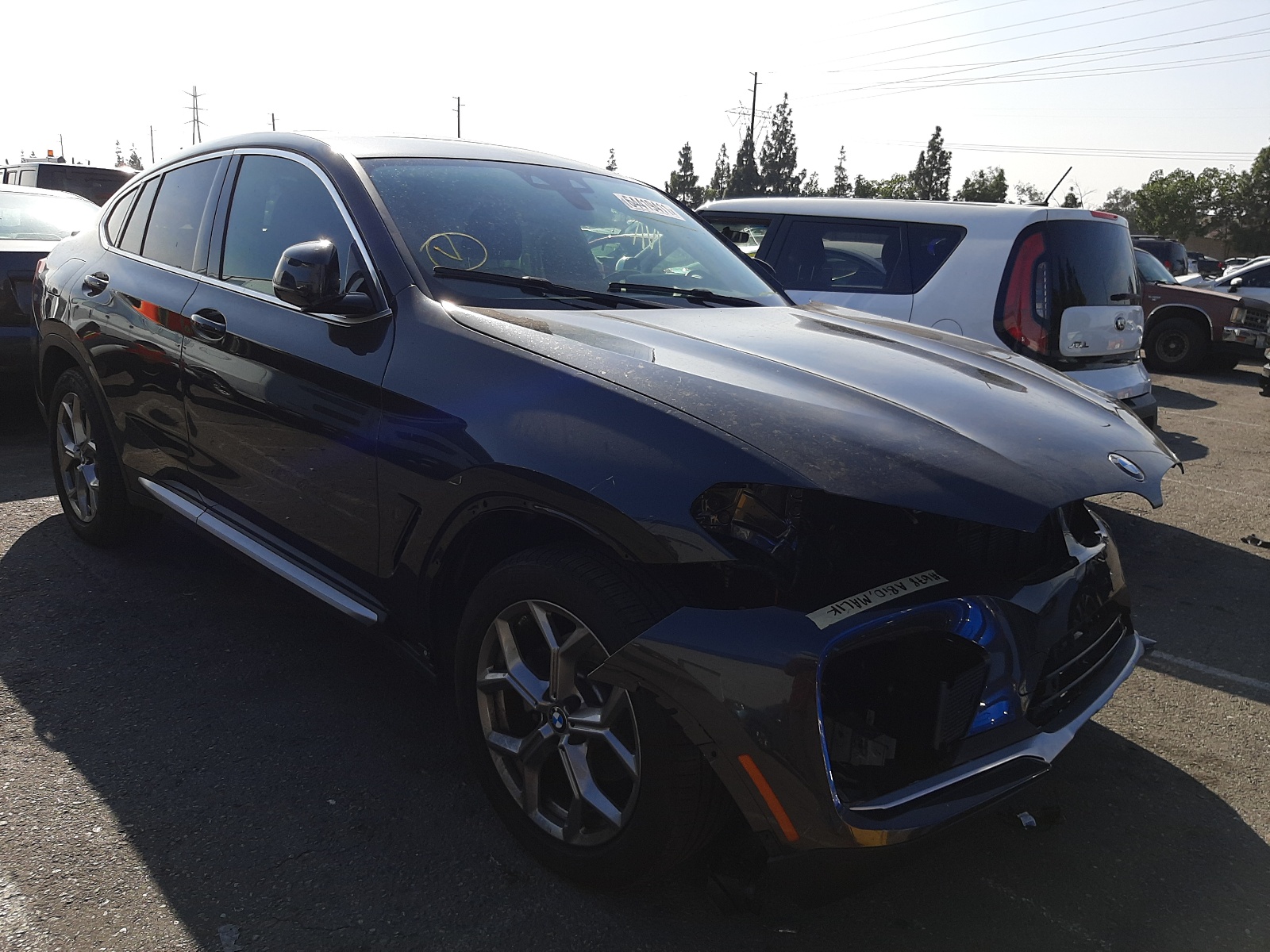 BMW X4 XDRIVE3 2020 with VIN 5UX2V1C09L9B53649 - Photo from auction