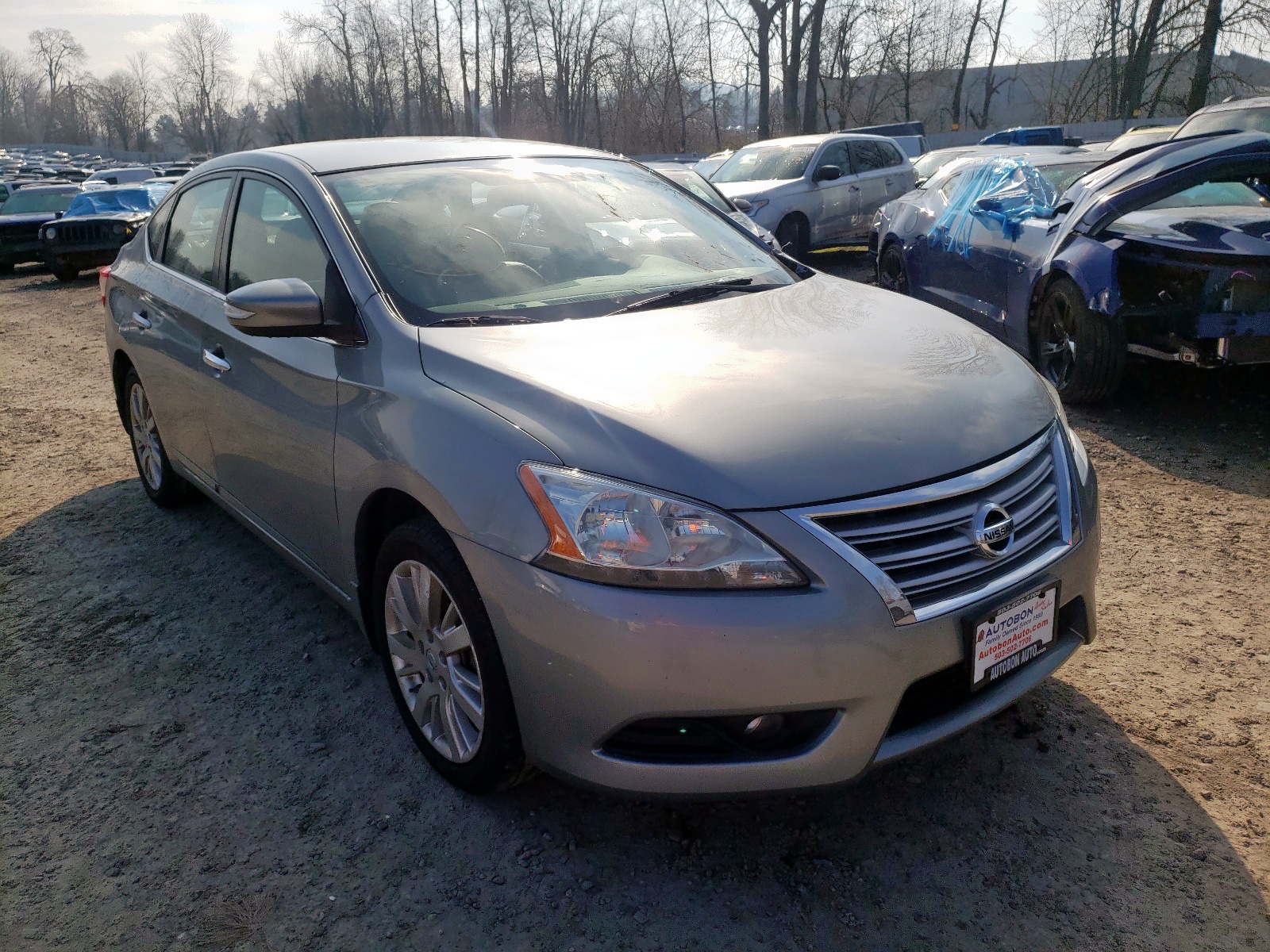 NISSAN SENTRA S 2014 with VIN 3N1AB7AP0EY237753 - Photo from auction