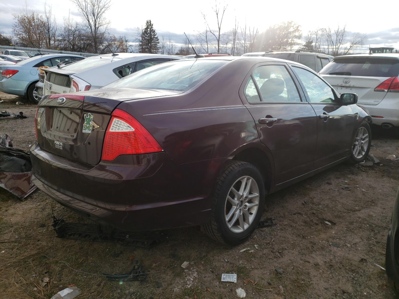 Photo 4 from auction – 2012 FORD FUSION S with VIN 3FAHP0GA3CR217467