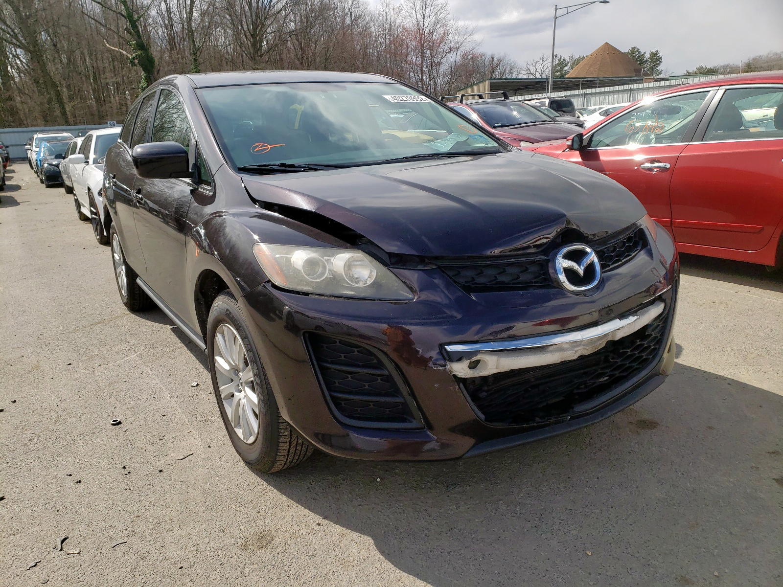MAZDA CX-7 2011 with VIN JM3ER2BM1B0374053 - Photo from auction