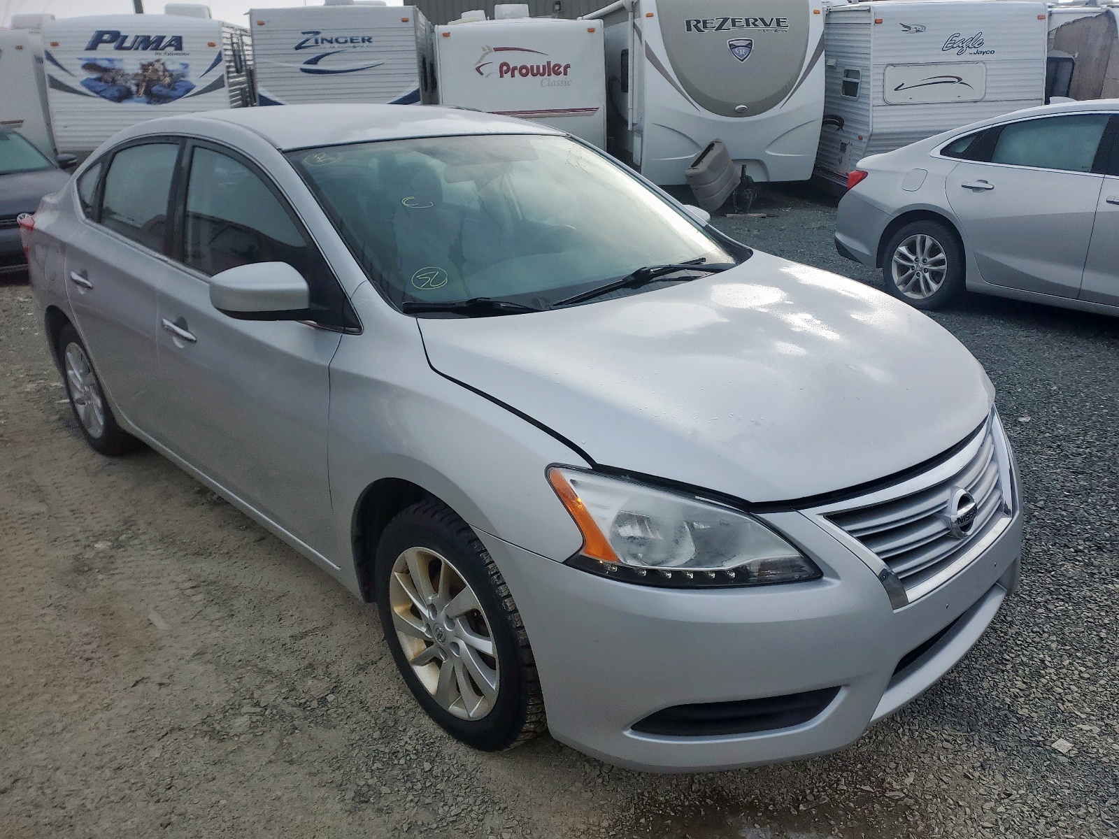 Photo 1 from auction – 2015 NISSAN SENTRA S with VIN 3N1AB7AP0FL633342