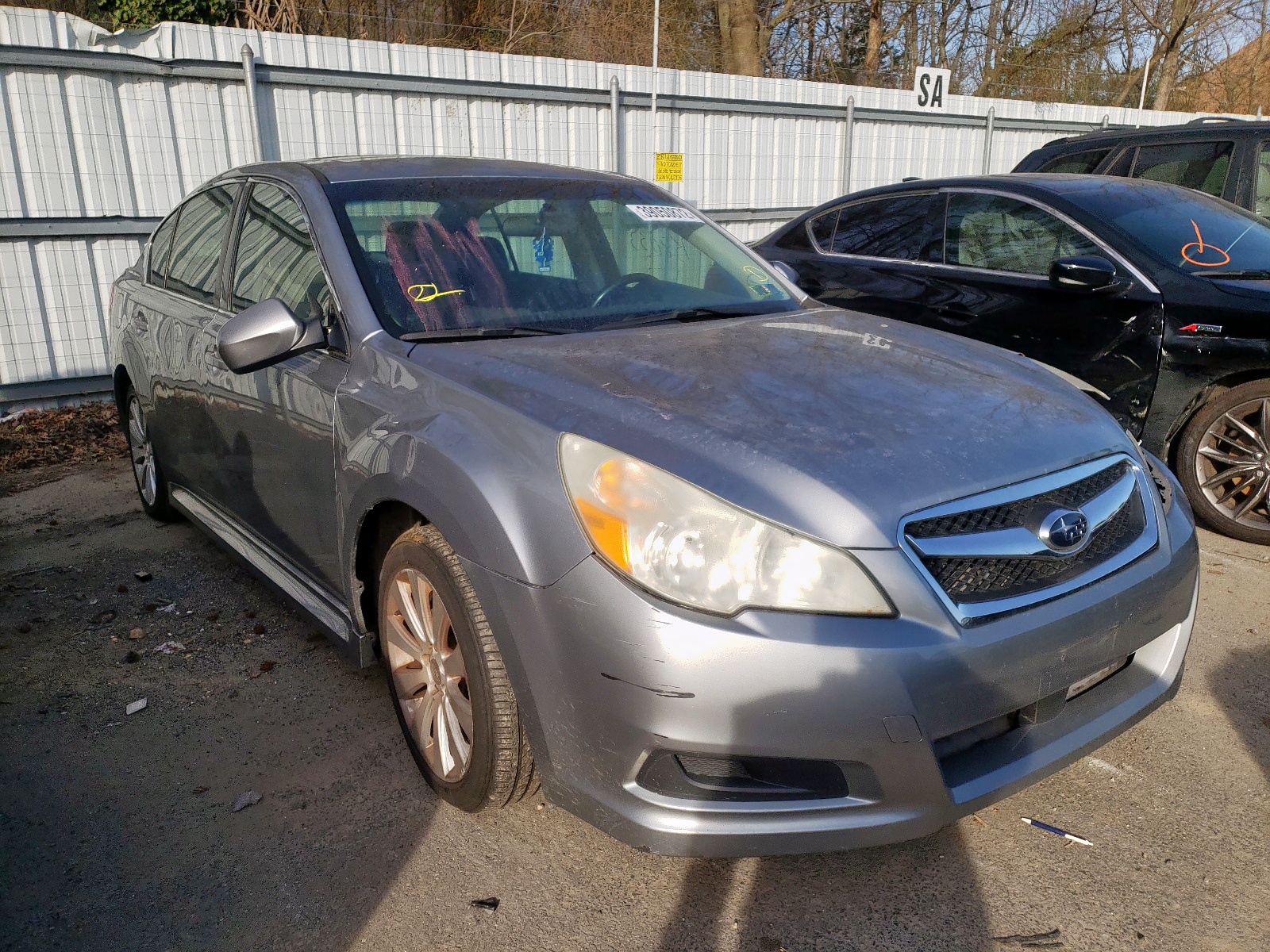 SUBARU LEGACY 2.5 2010 with VIN 4S3BMBK66A3211763 - Photo from auction