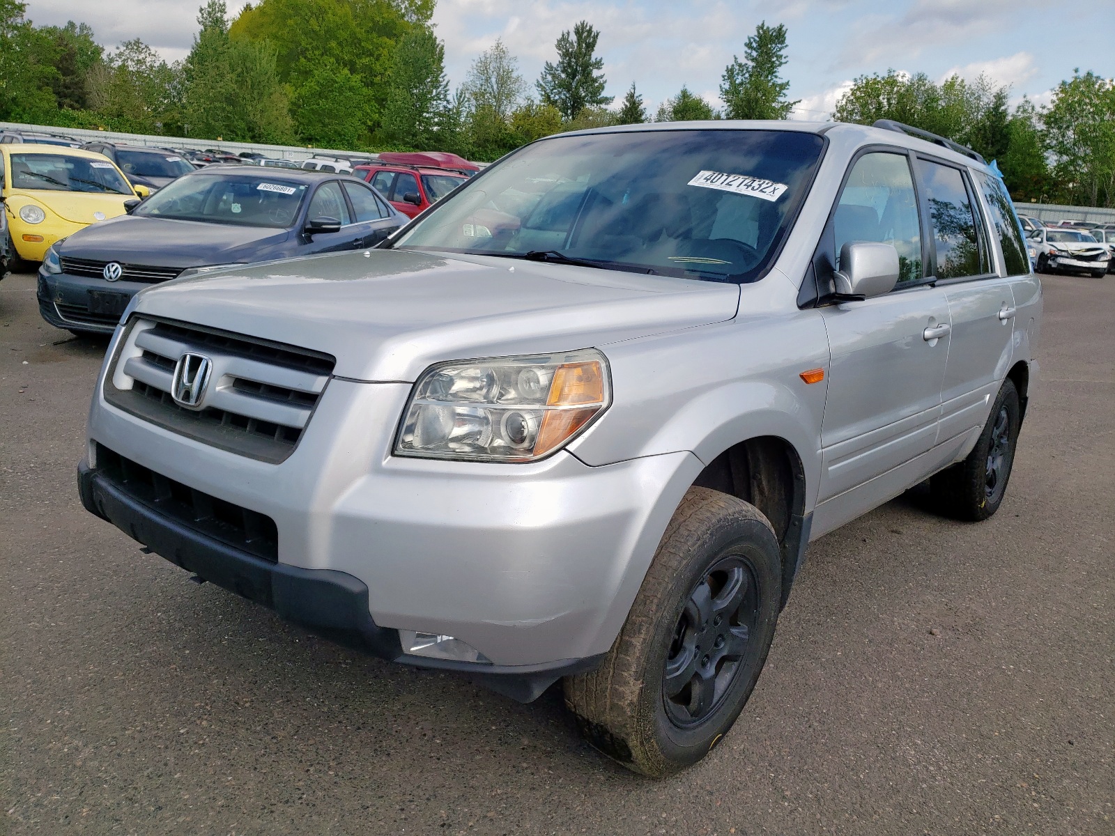 Photo 2 from auction – 2006 HONDA PILOT EX with VIN 2HKYF18736H519600