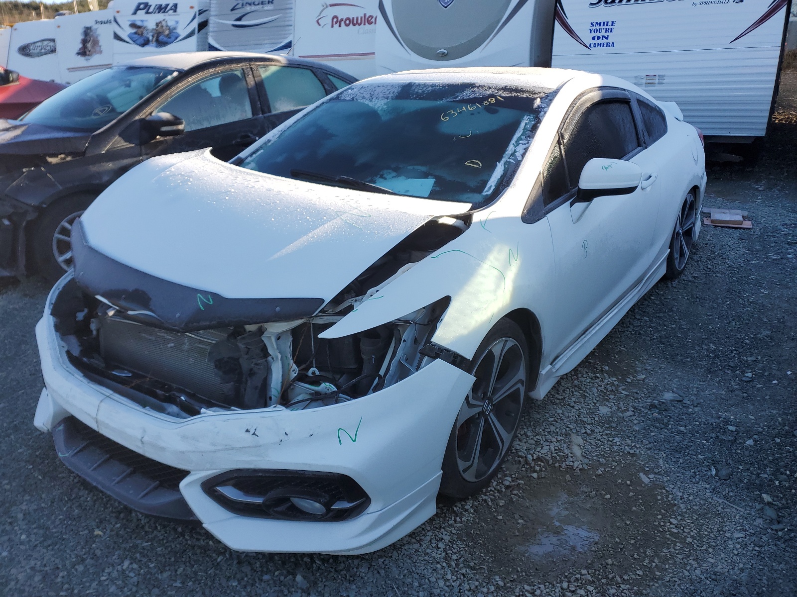 Photo 2 from auction – 2016 HONDA CIVIC EX with VIN 2HGFC1F44GH107237