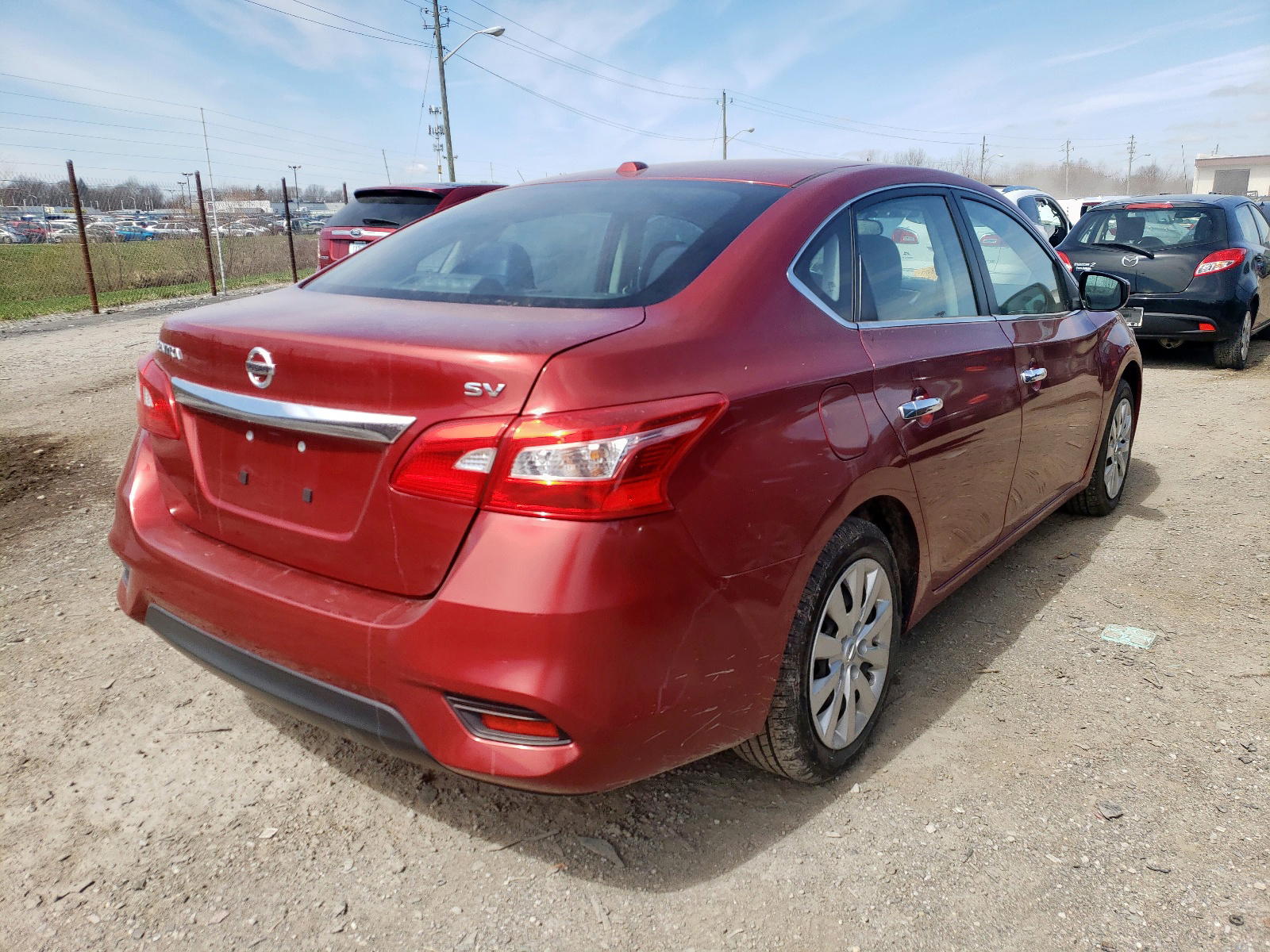 Photo 4 from auction – 2016 NISSAN SENTRA S with VIN 3N1AB7AP1GL655657