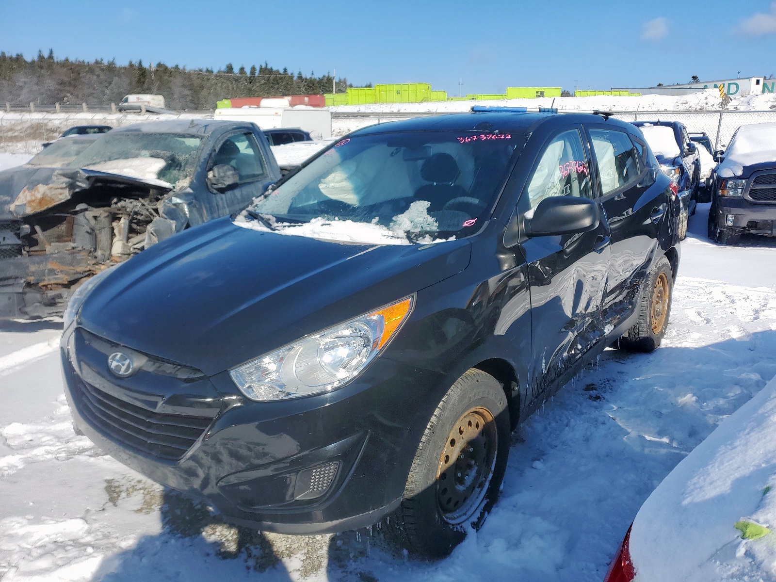 Photo 2 from auction – 2013 HYUNDAI TUCSON GL with VIN KM8JT3AC3DU739931