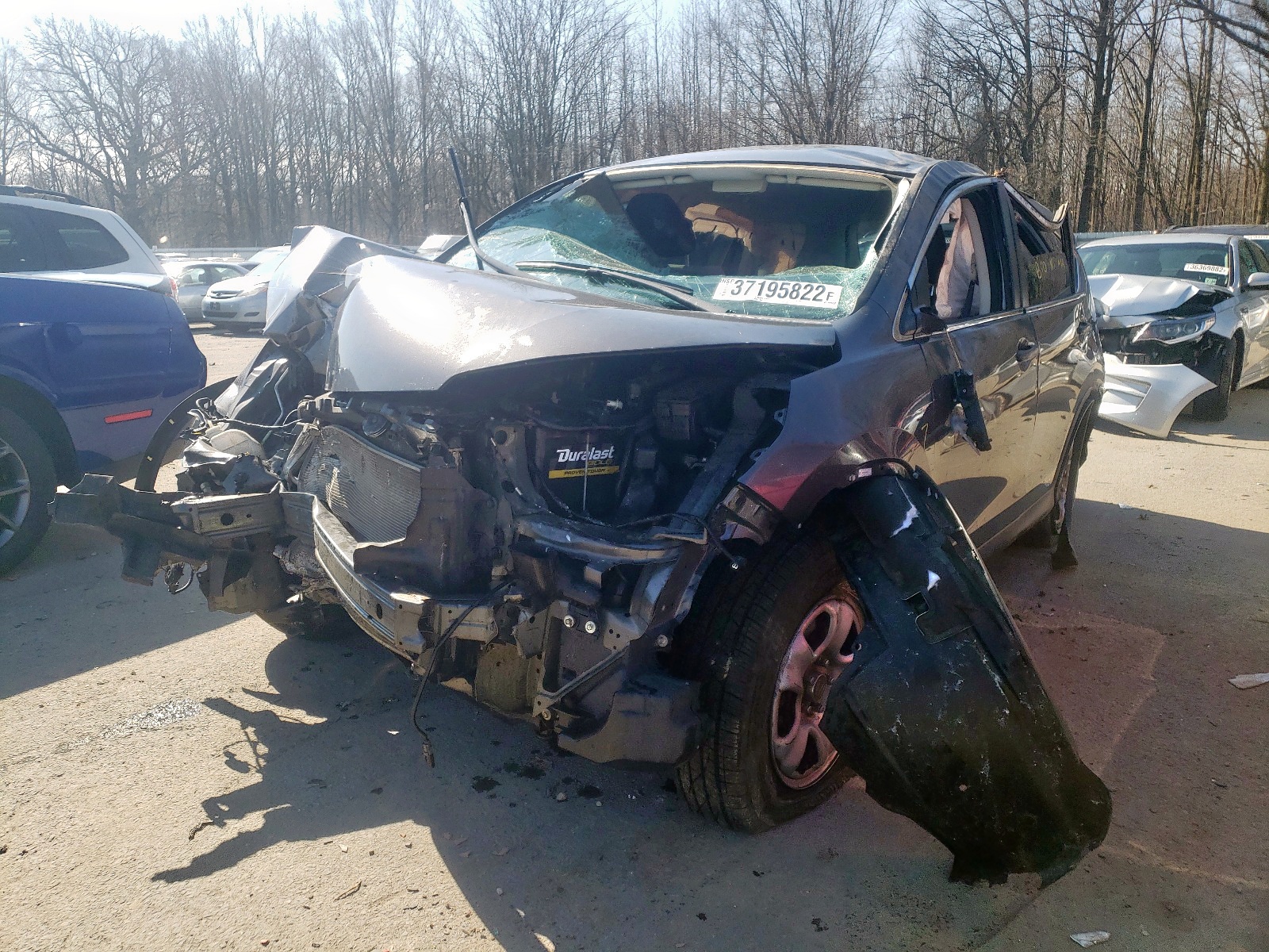 Photo 2 from auction – 2014 HONDA CR-V LX with VIN 2HKRM4H33EH688555