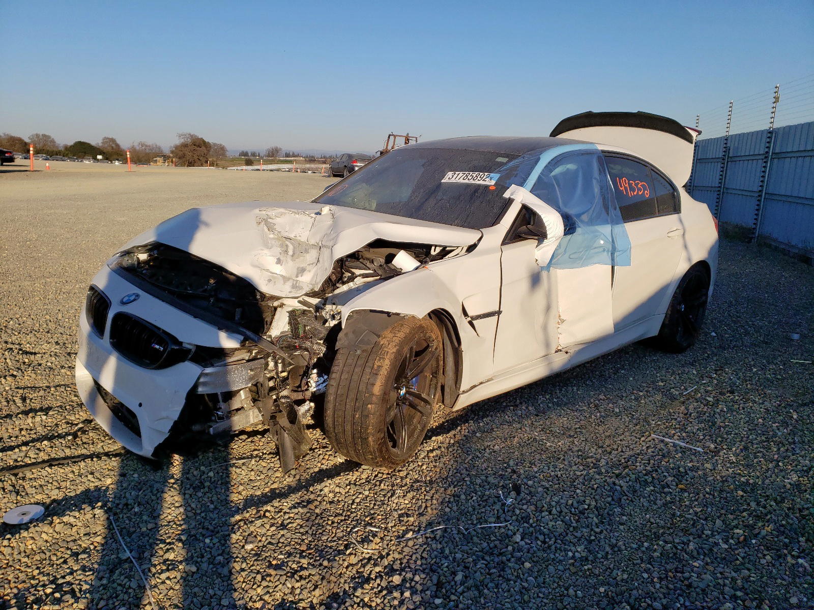 Photo 2 from auction – 2017 BMW M3 with VIN WBS8M9C38H5G84873