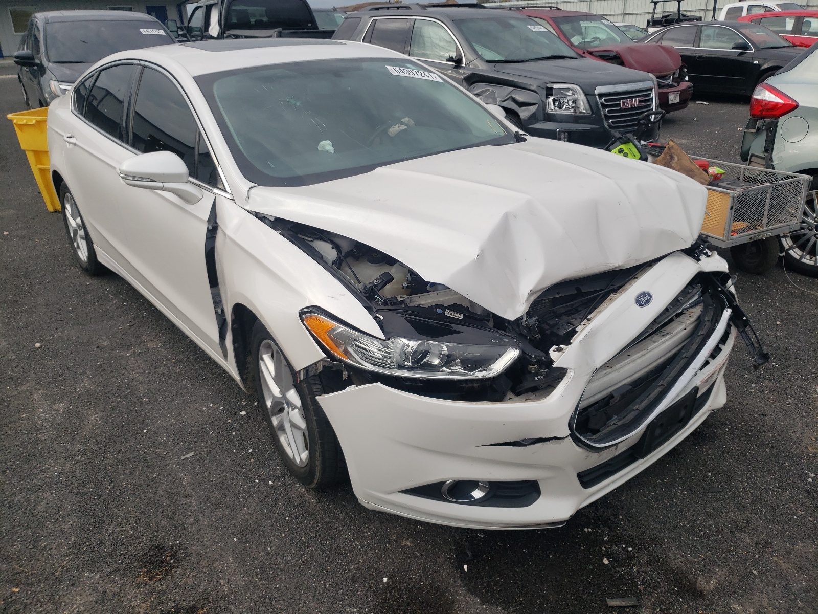 FORD FUSION SE 2013 with VIN 3FA6P0HR6DR168018 - Photo from auction