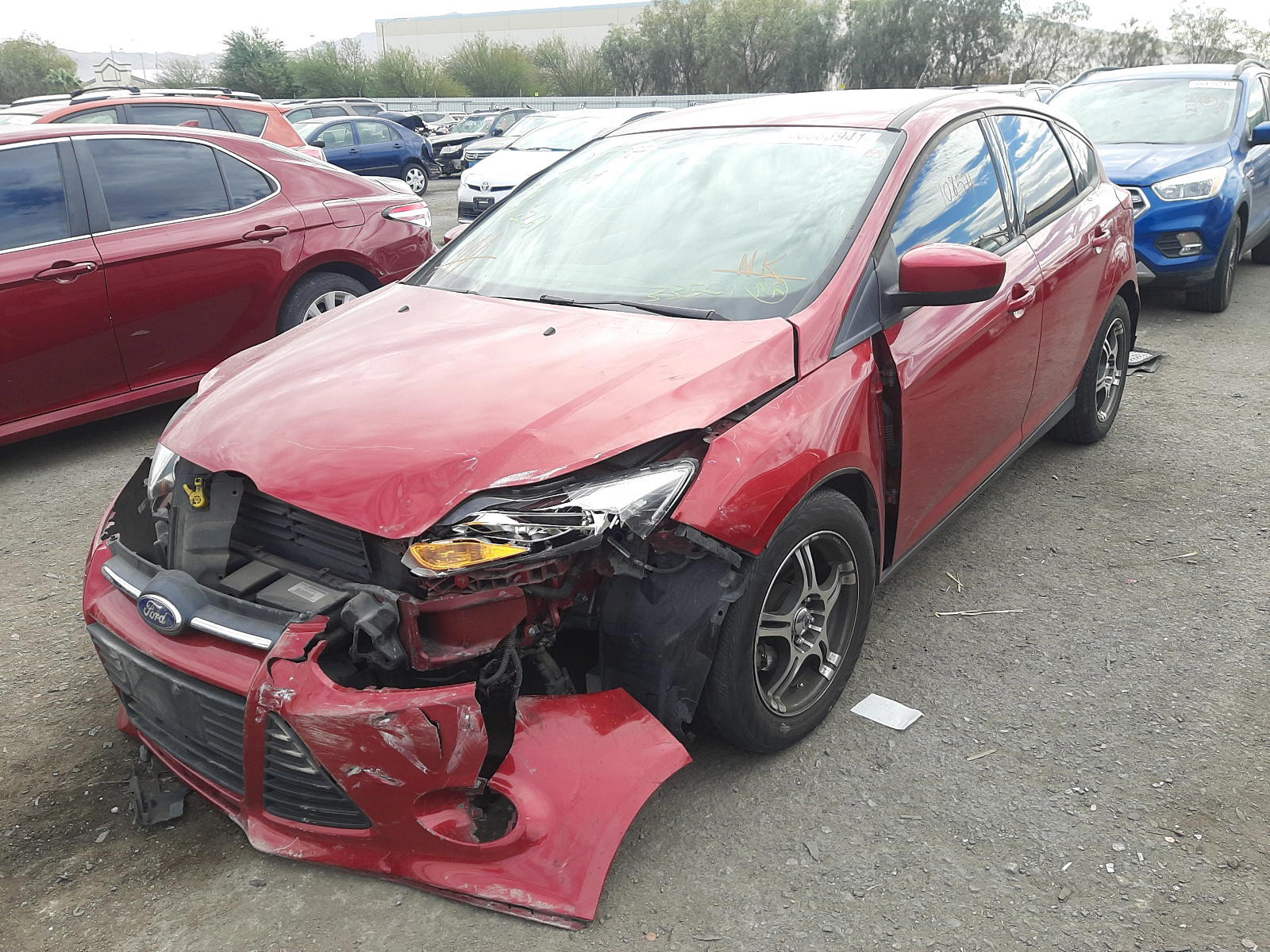 Photo 2 from auction – 2012 FORD FOCUS SE with VIN 1FAHP3K29CL215836