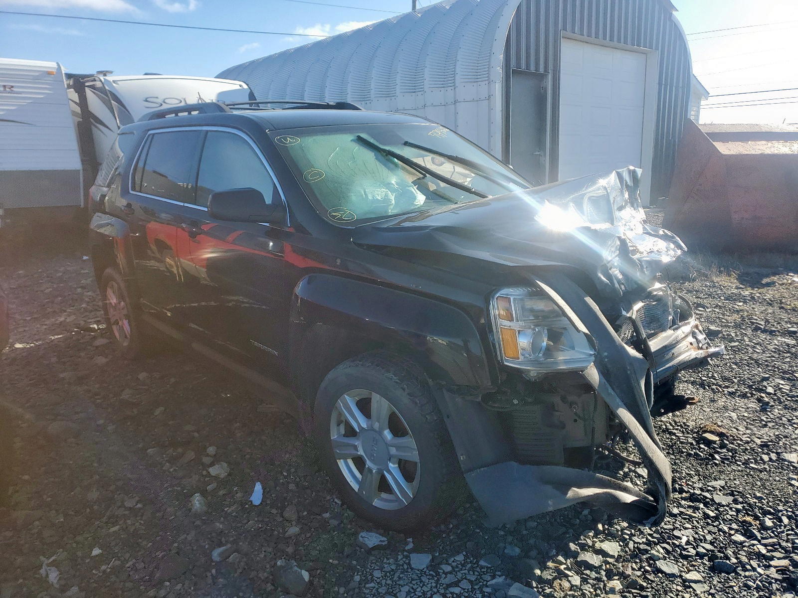 GMC TERRAIN SL 2014 with VIN 2GKFLWE31E6245481 - Photo from auction