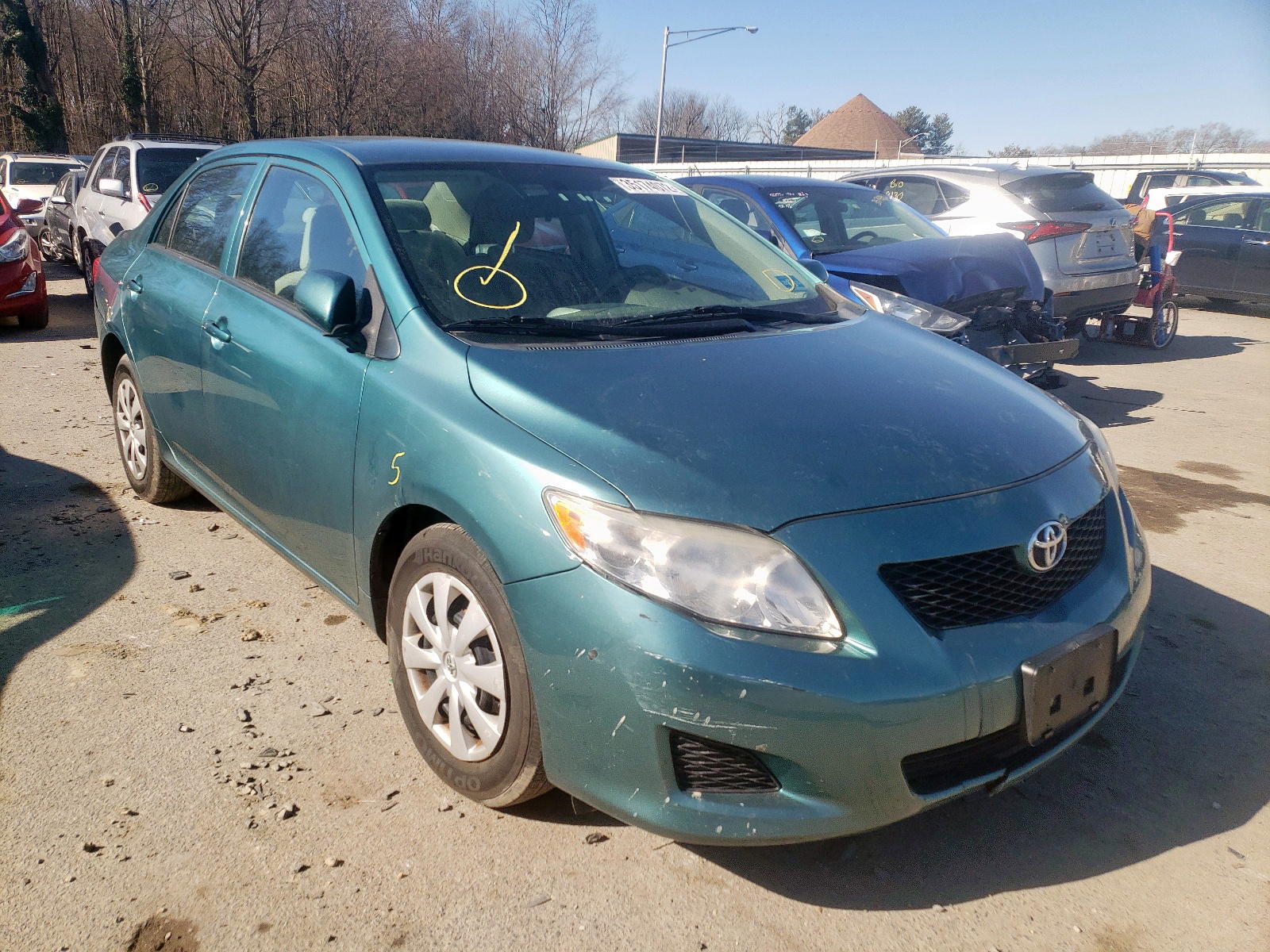 TOYOTA COROLLA BA 2010 with VIN 2T1BU4EE9AC280453 - Photo from auction