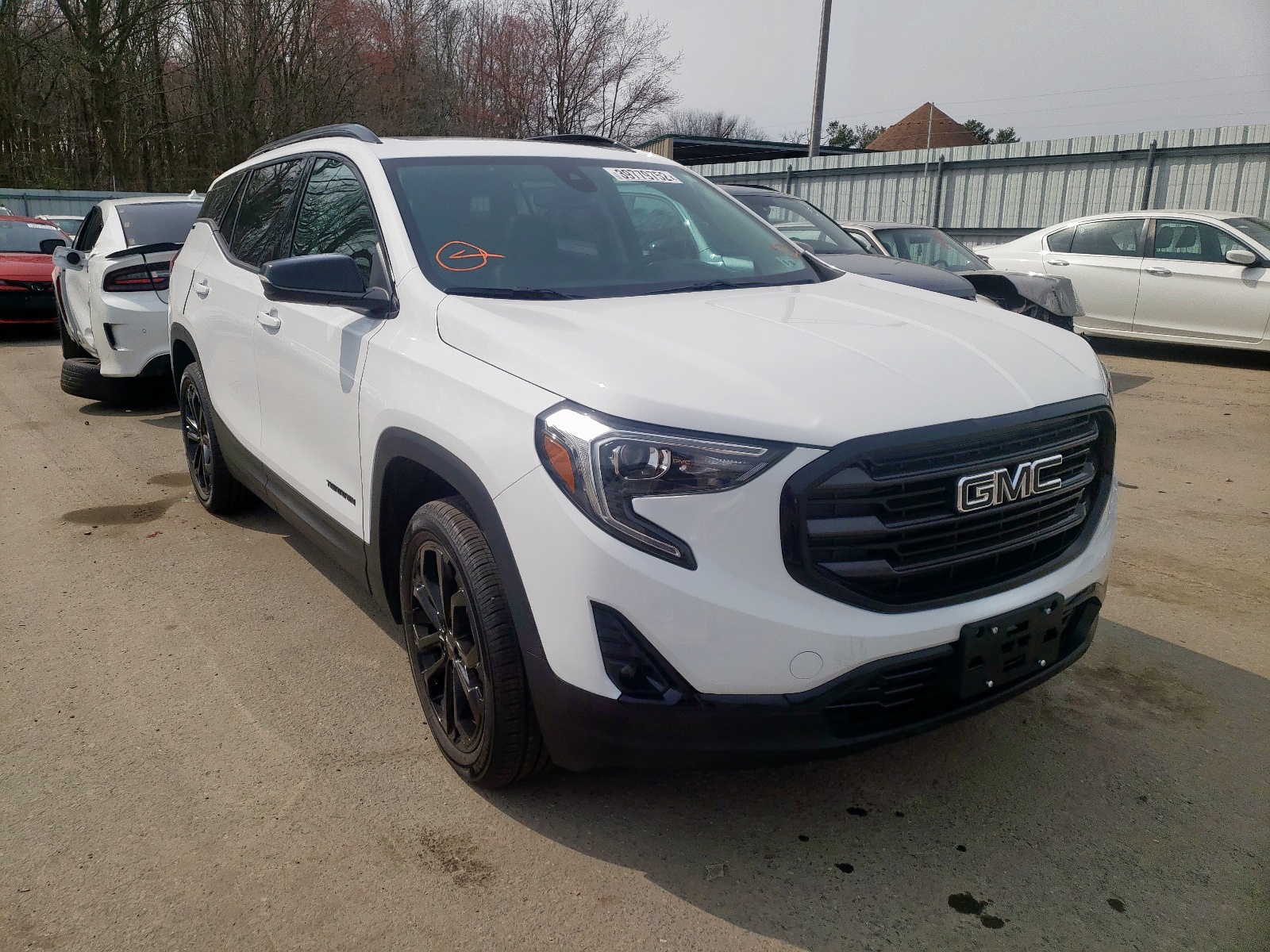 GMC TERRAIN SL 2021 with VIN 3GKALVEV7ML360120 - Photo from auction