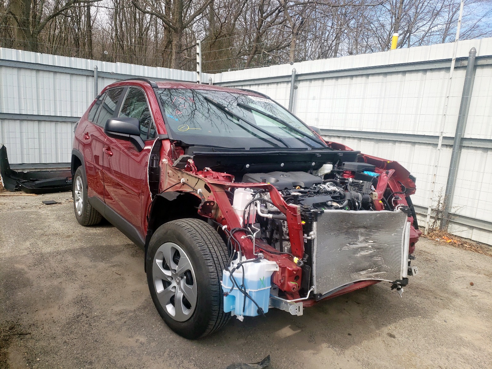 TOYOTA RAV4 LE 2020 with VIN 2T3F1RFV5LW115787 - Photo from auction